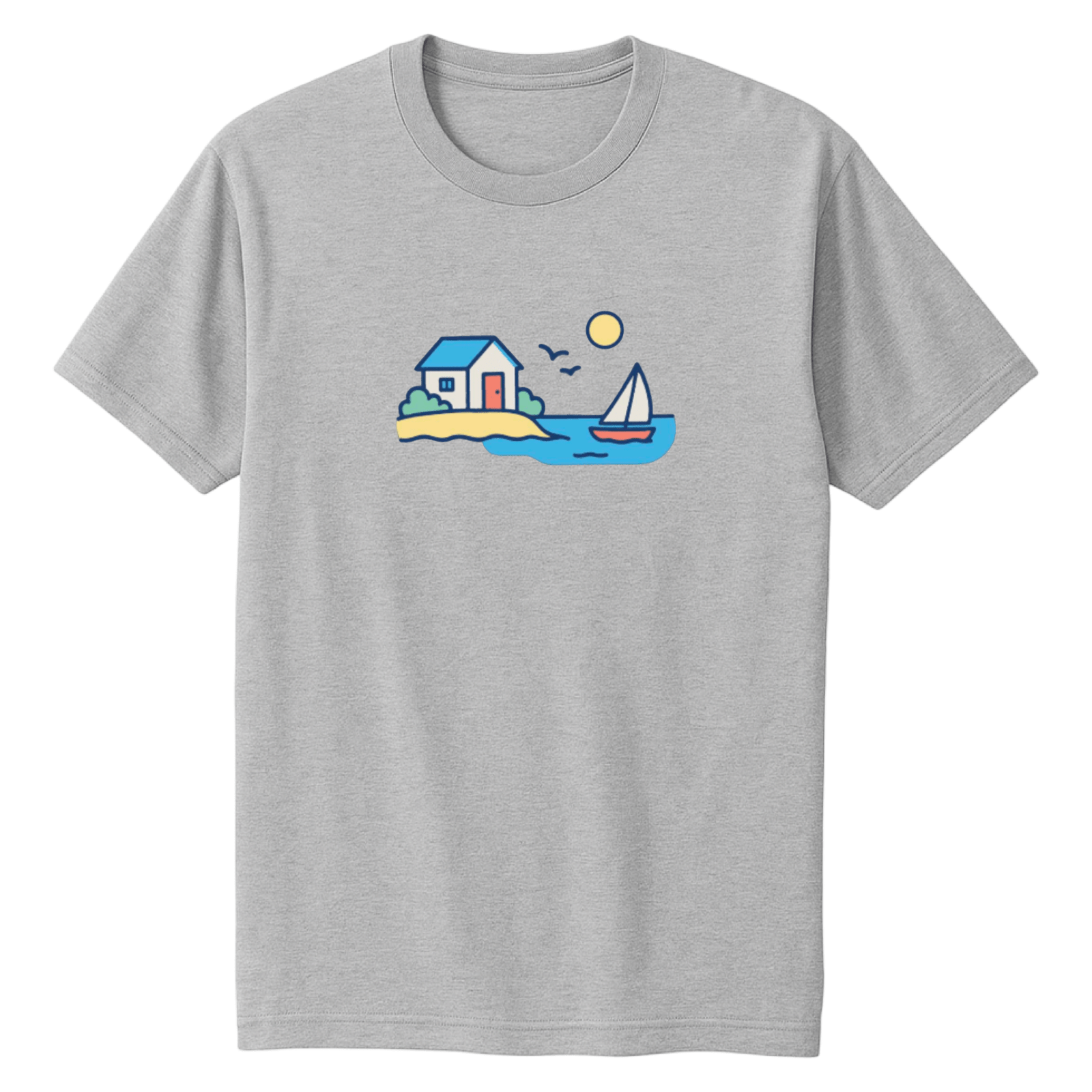 Cape Cod Clothing Company Summer Beach House Soft Cotton T-Shirt