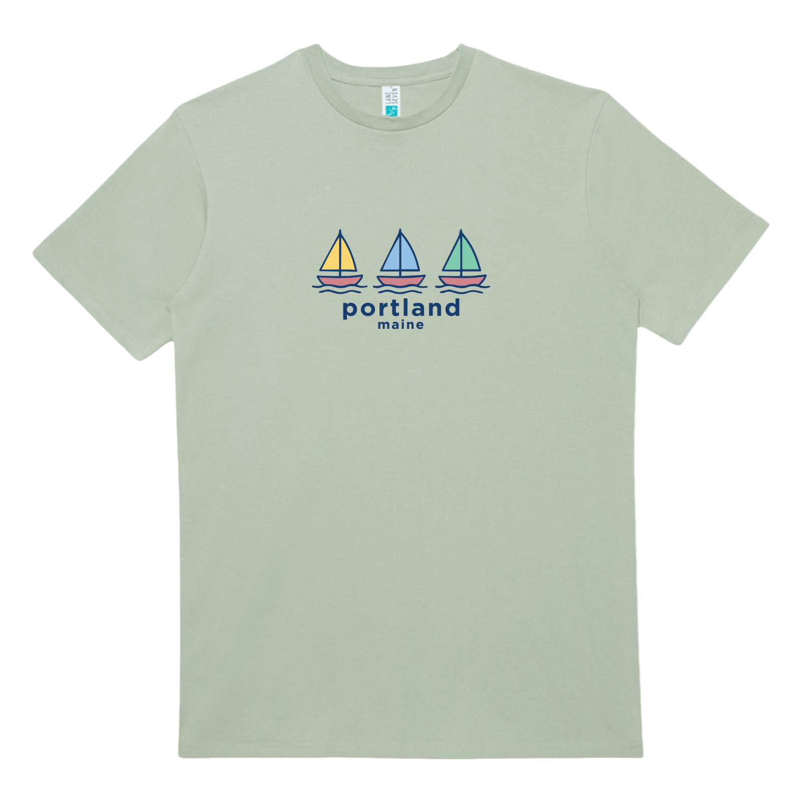 Cape Cod Clothing Company Portland Summer Sails Heavy Cotton T-Shirt