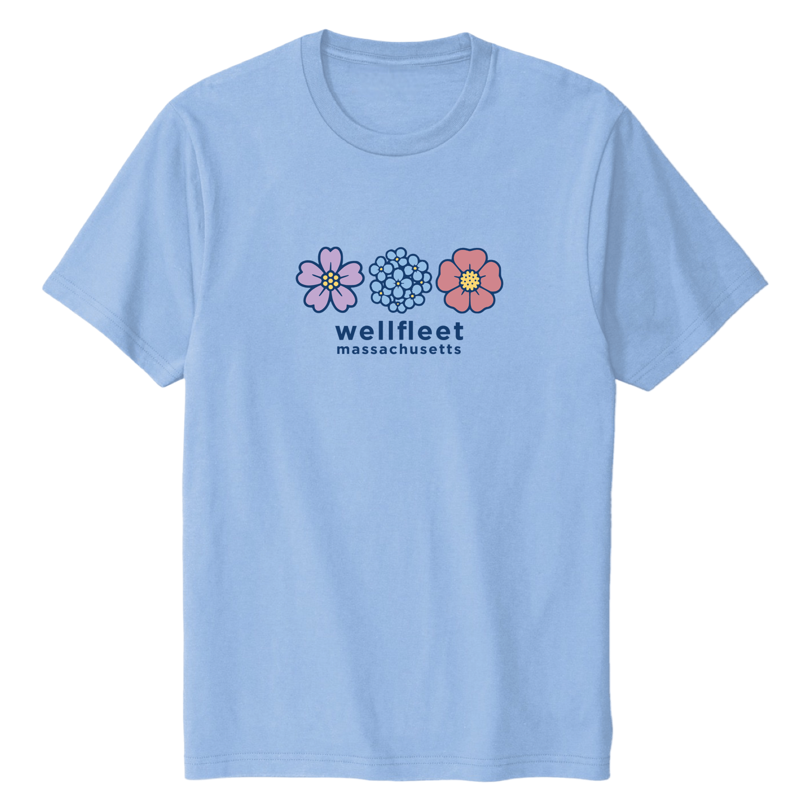 Cape Cod Clothing Company Wellfleet Summer Bloom Soft Cotton T-Shirt