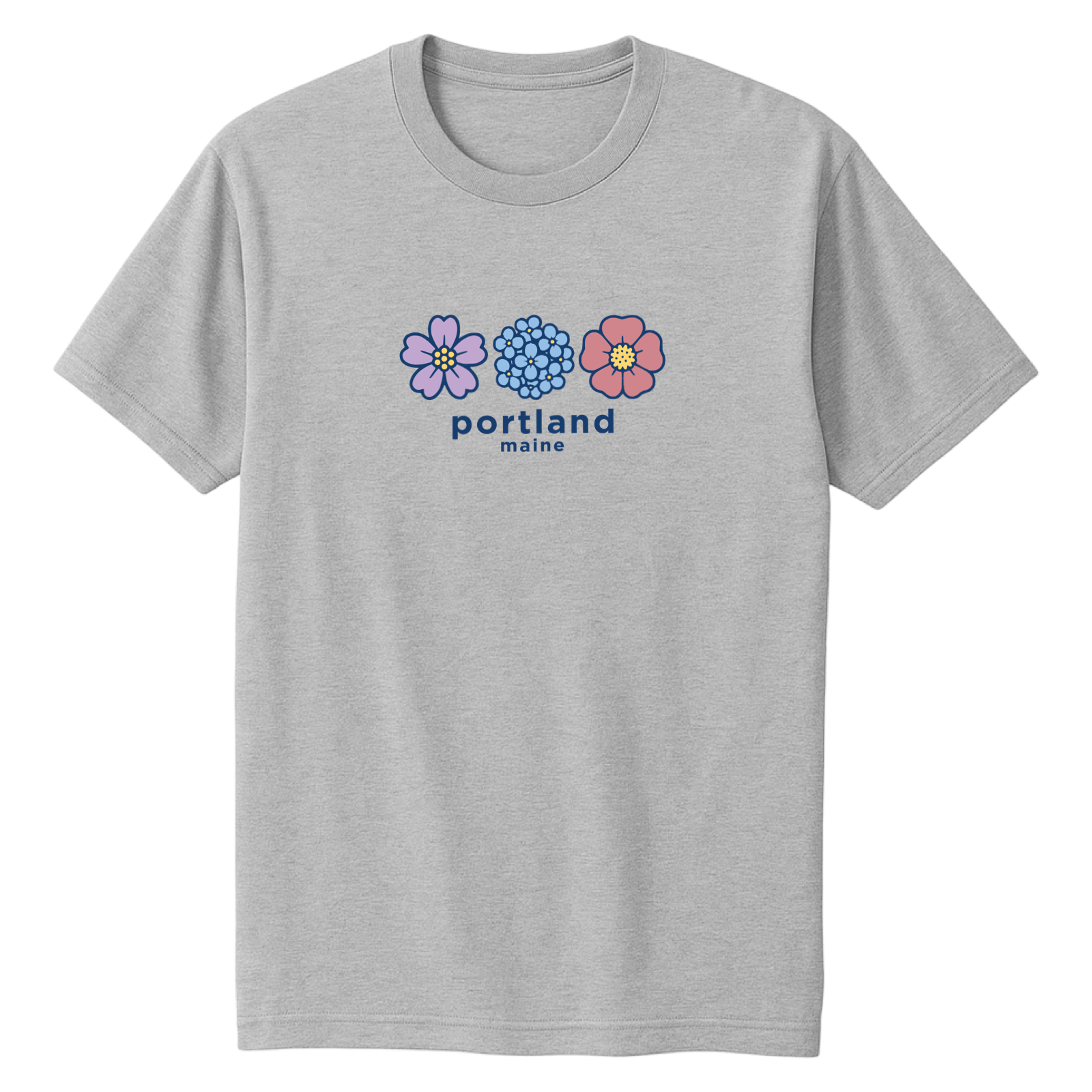 Cape Cod Clothing Company Portland Summer Bloom Soft Cotton T-Shirt