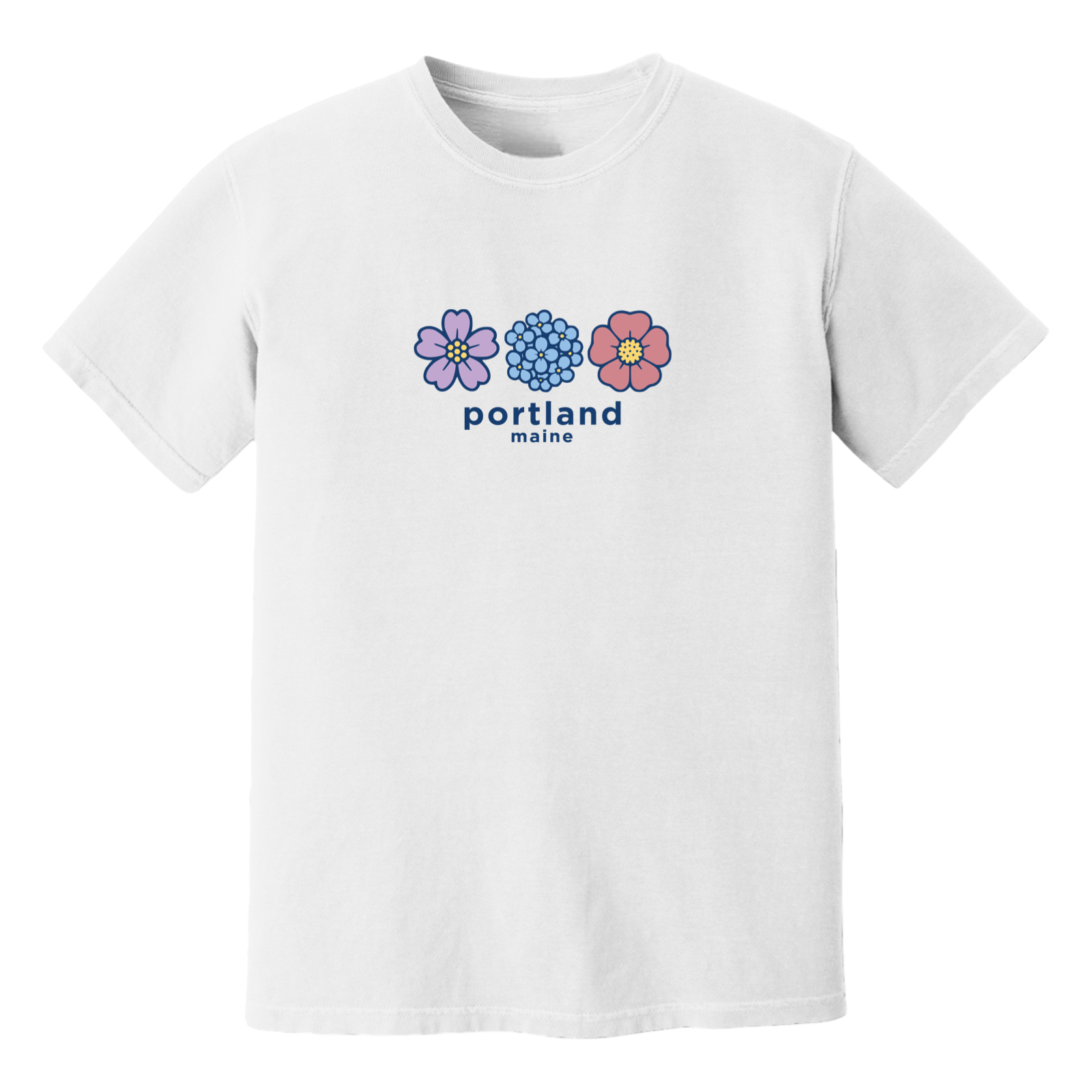 Cape Cod Clothing Company Portland Summer Bloom Soft Cotton T-Shirt