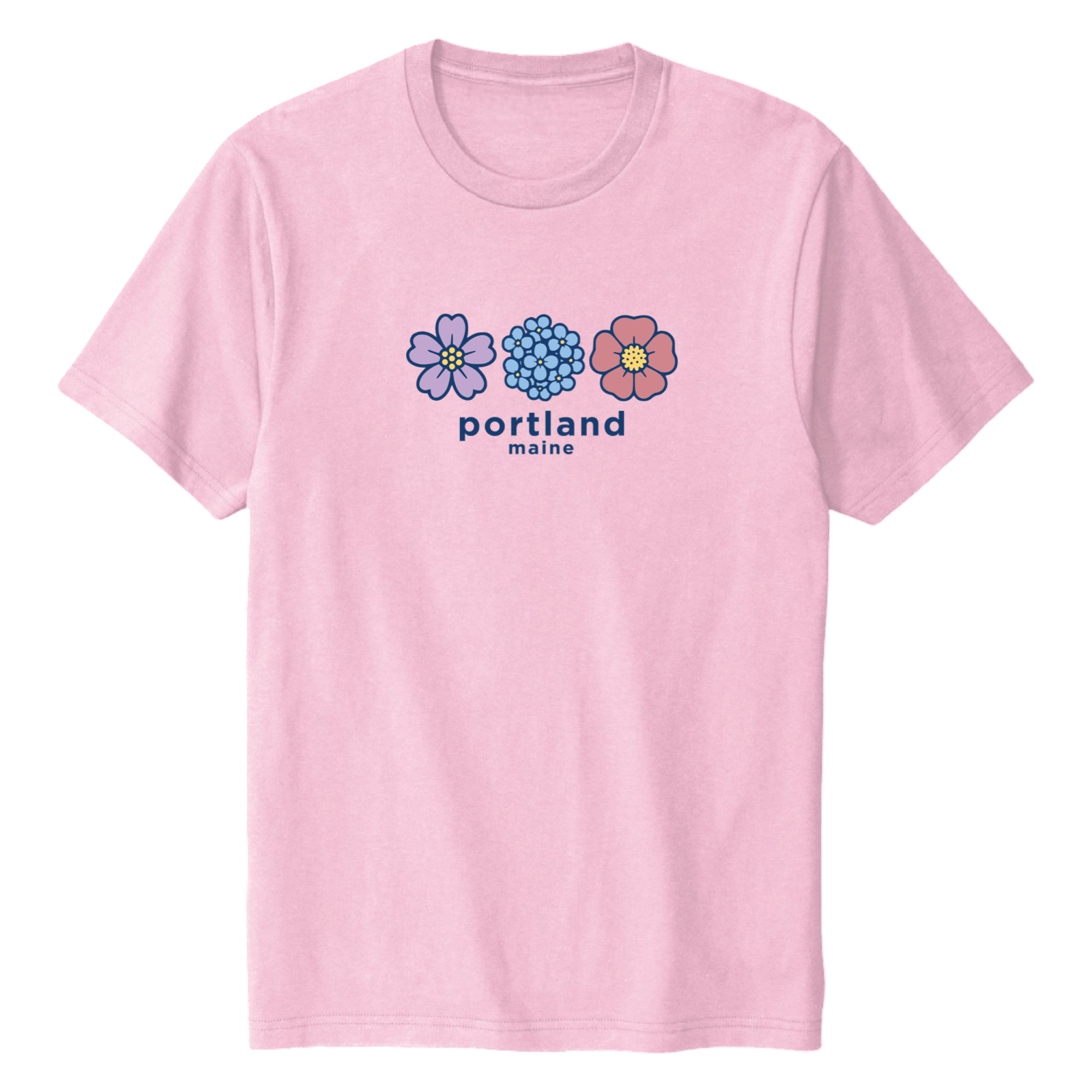 Cape Cod Clothing Company Portland Summer Bloom Soft Cotton T-Shirt
