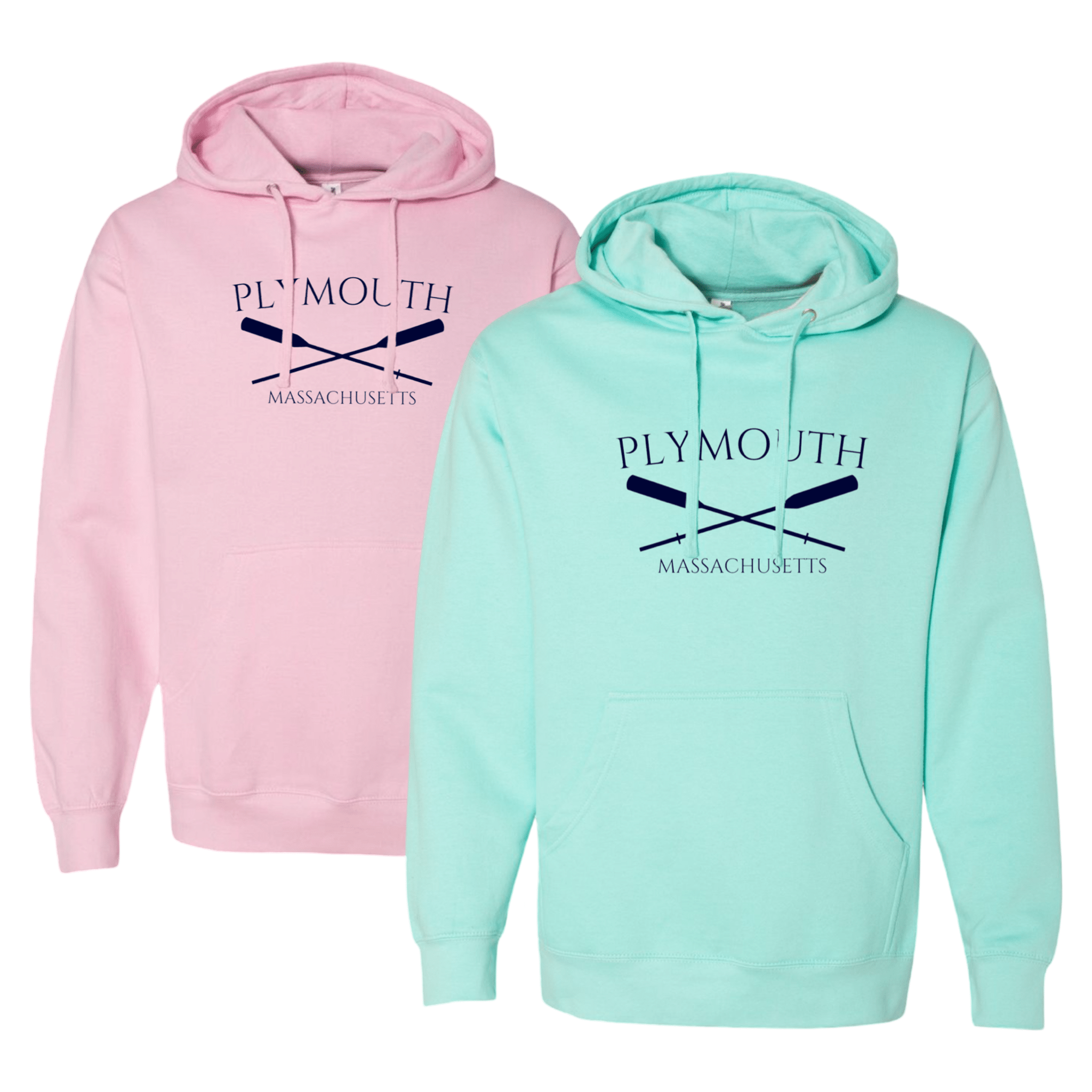 Cape Cod Clothing Company Plymouth Crossed Oar Essential Hoodie