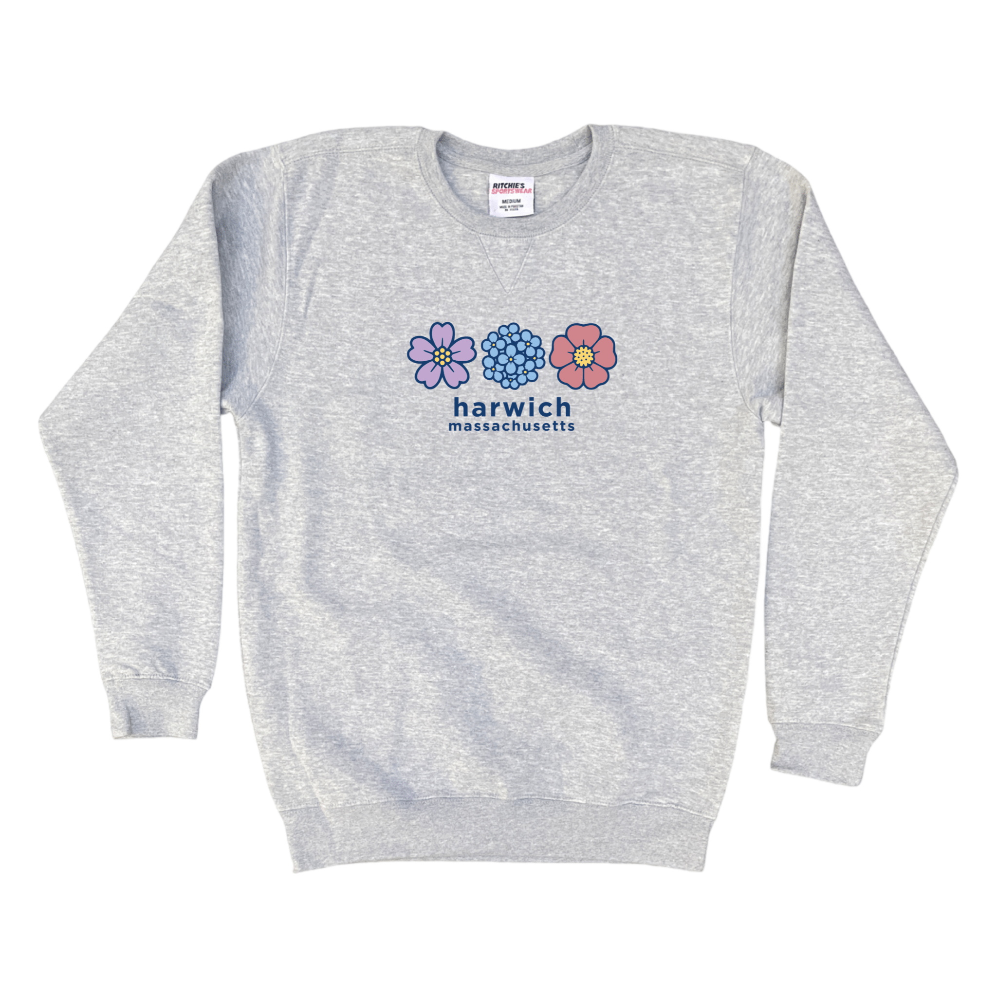 Cape Cod Clothing Company Harwich Summer Bloom Fleece Crewneck Sweatshirt