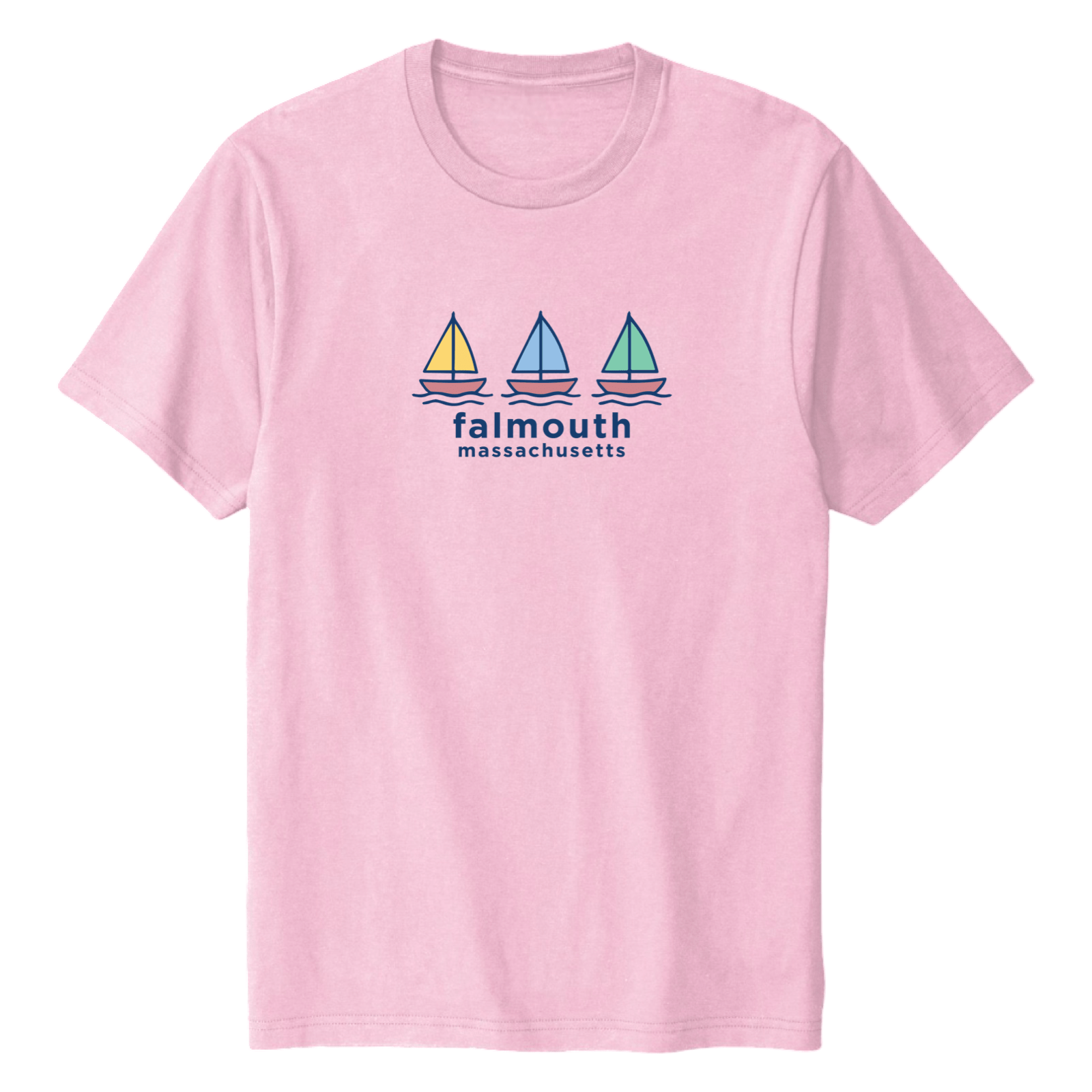 Cape Cod Clothing Company Falmouth Summer Sails Soft Cotton T-Shirt
