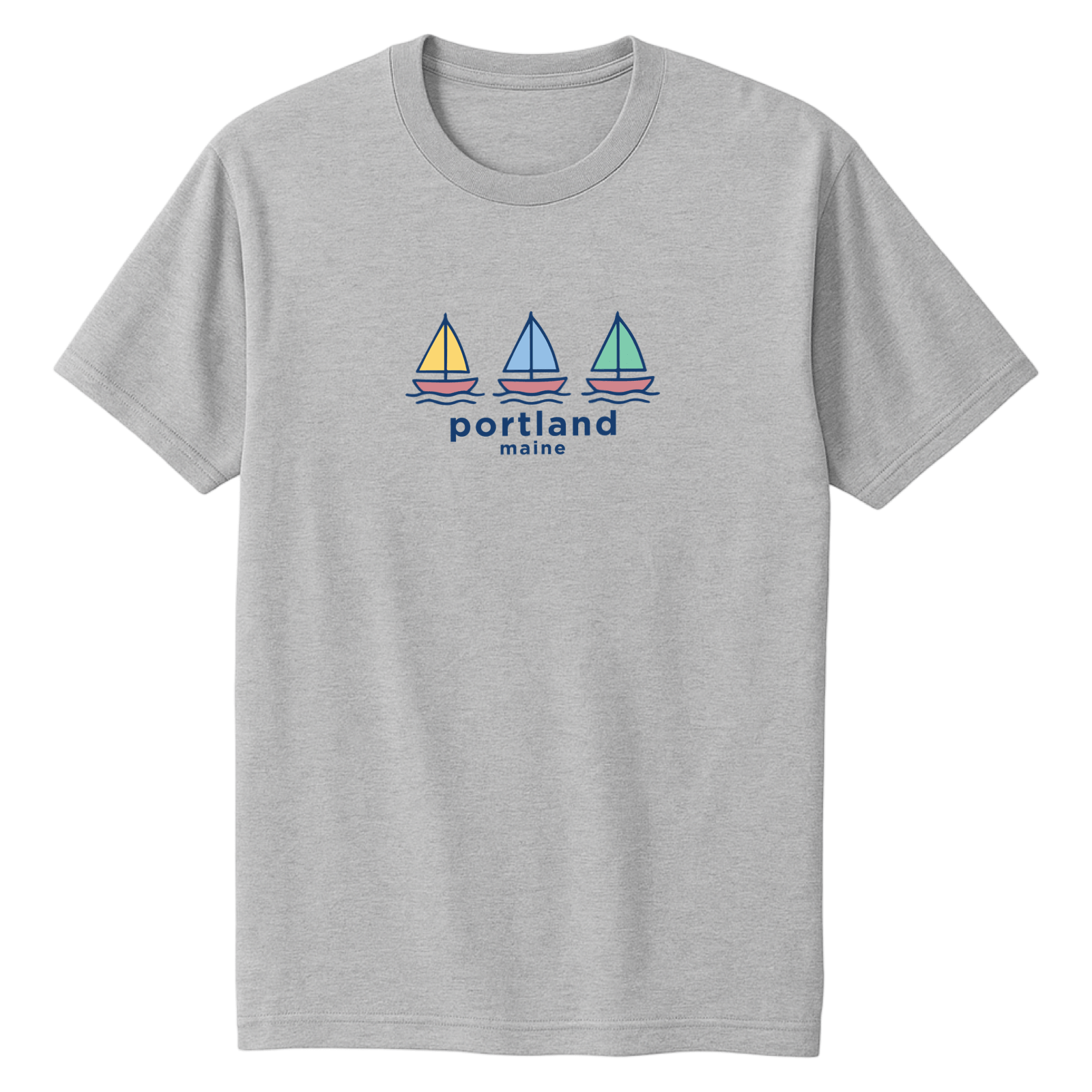 Cape Cod Clothing Company Portland Summer Sails Soft Cotton T-Shirt