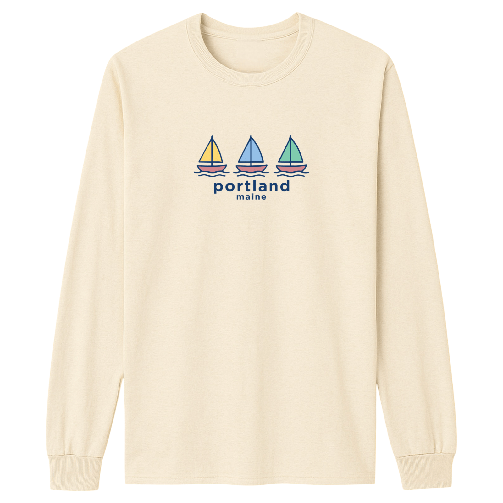 Cape Cod Clothing Company Portland Summer Sails Essential Long Sleeve Tee