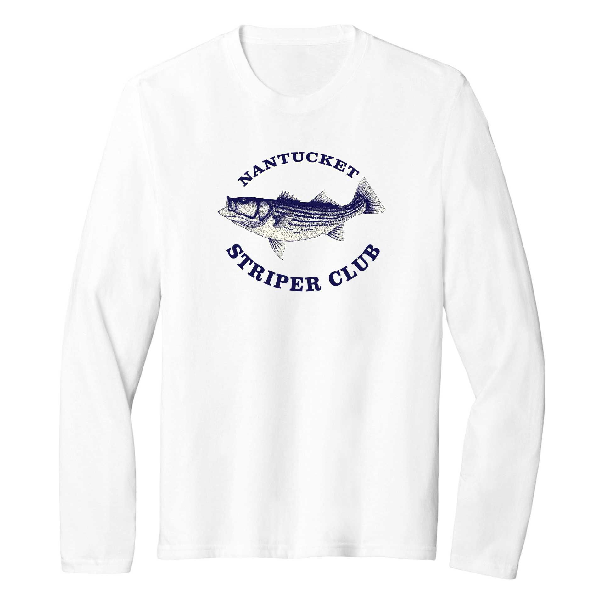 Cape Cod Clothing Company Nantucket Striper Club Essential Long Sleeve Tee