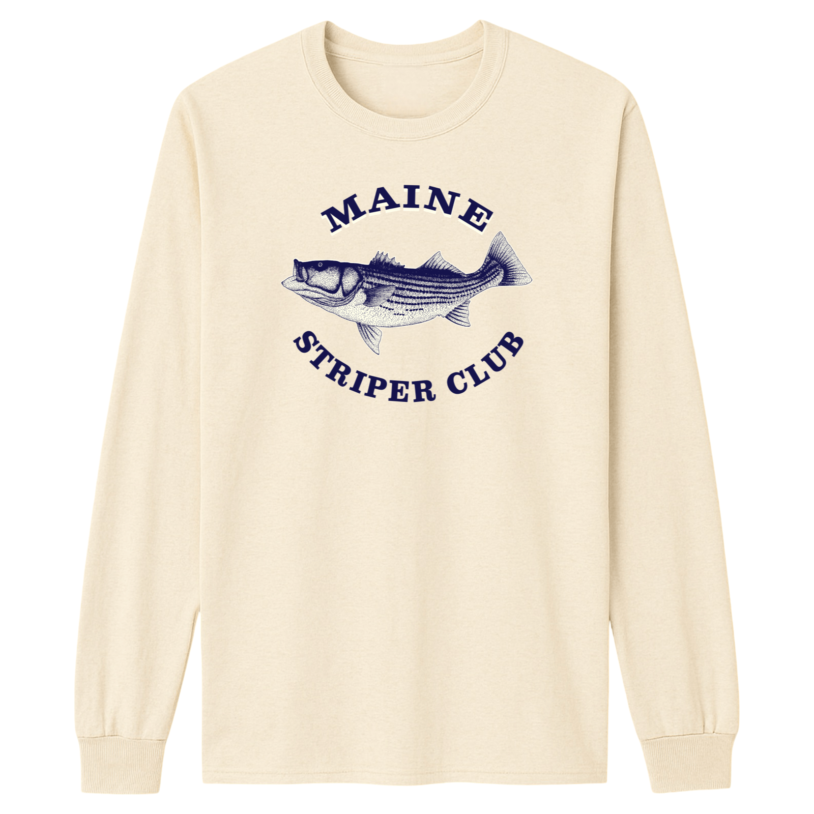 Cape Cod Clothing Company Maine Striper Club Essential Long Sleeve Tee