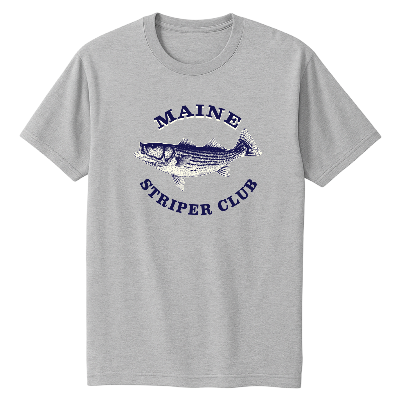 Maine Striper Club Soft Cotton T-Shirt