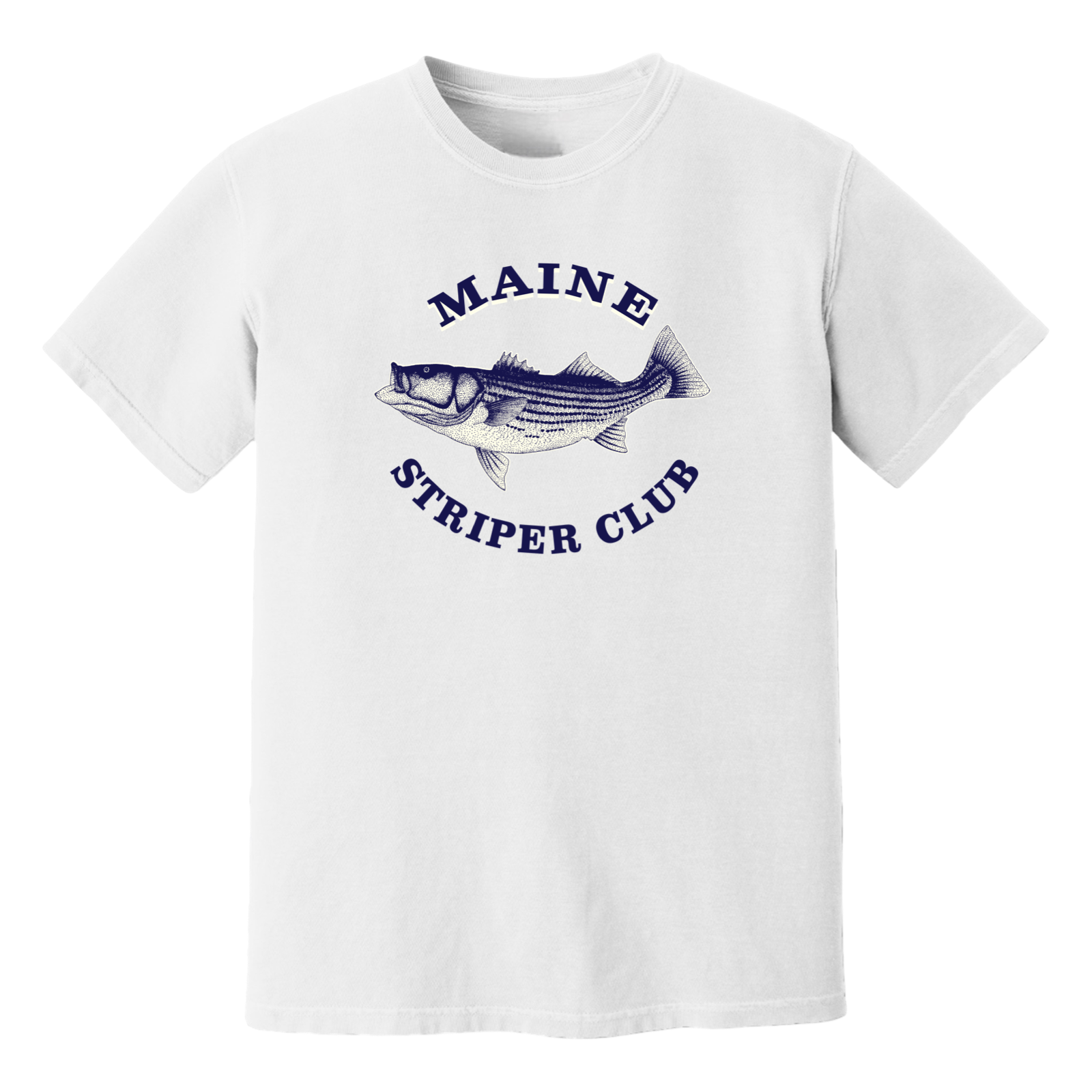 Maine Striper Club Soft Cotton T-Shirt