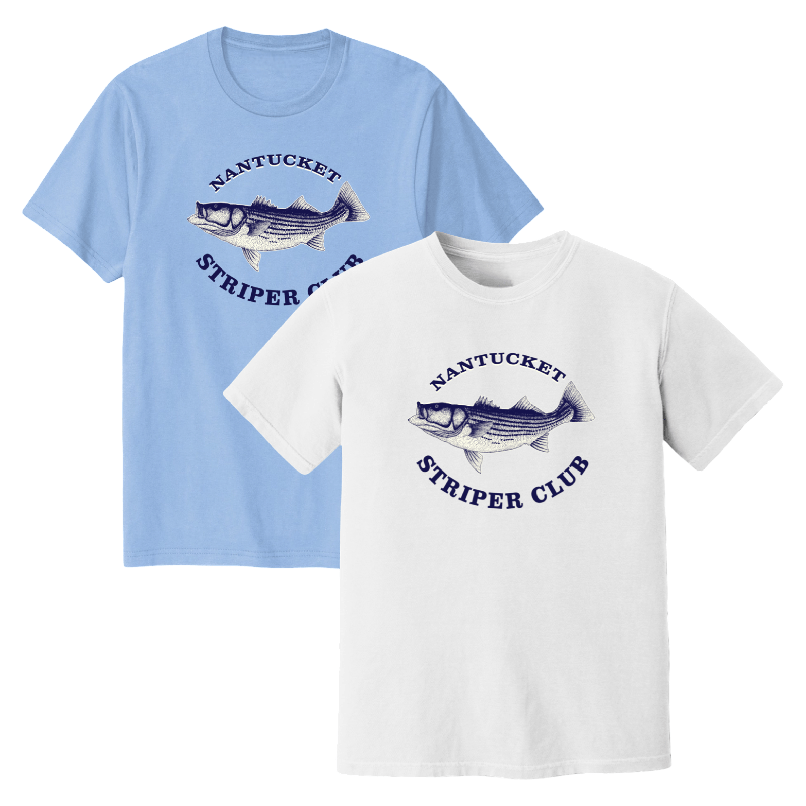 Cape Cod Clothing Company Nantucket Striper Club Soft Cotton T-Shirt