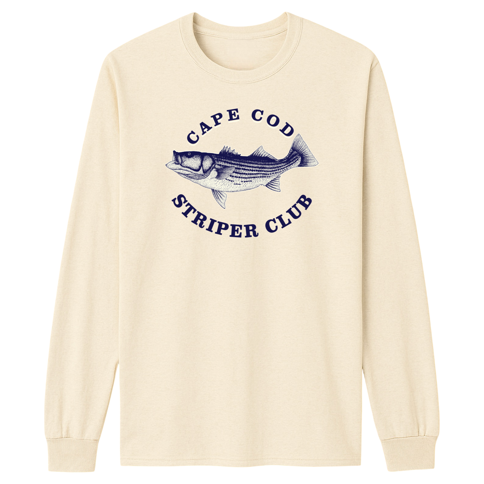 Cape Cod Striper Club Essential Long Sleeve Tee