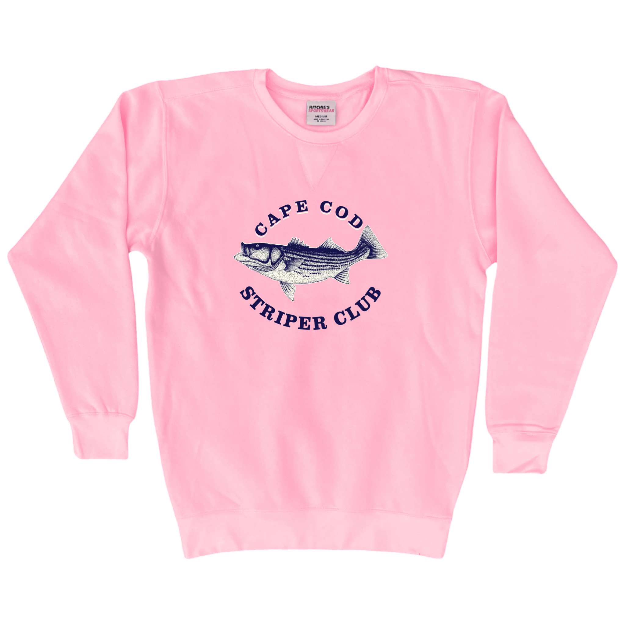 Cape Cod Clothing Company Cape Cod Striper Club Fleece Crewneck Sweatshirt