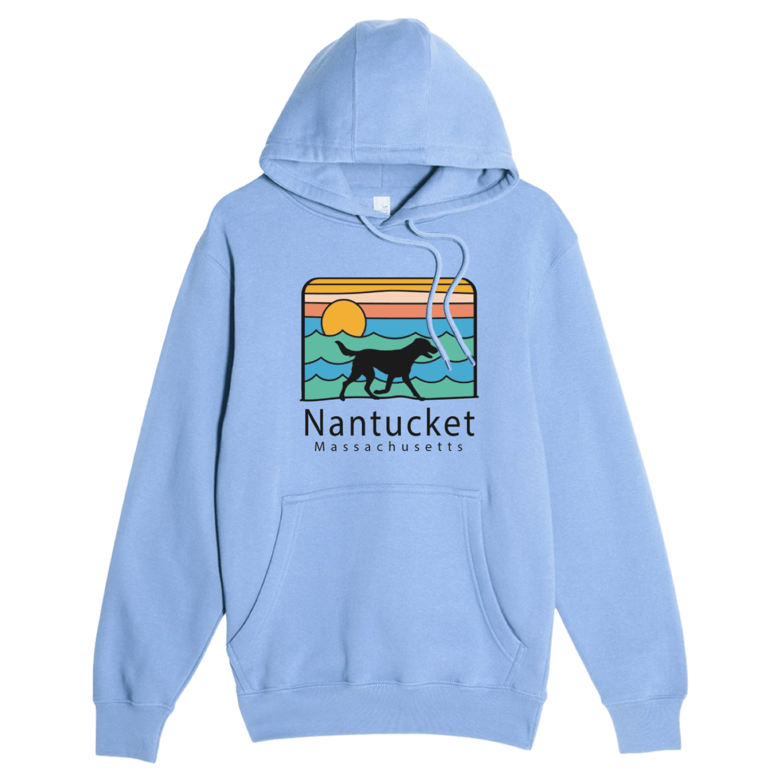 Cape Cod Clothing Company Nantucket Summer Dog Comfort Fleece Hoodie