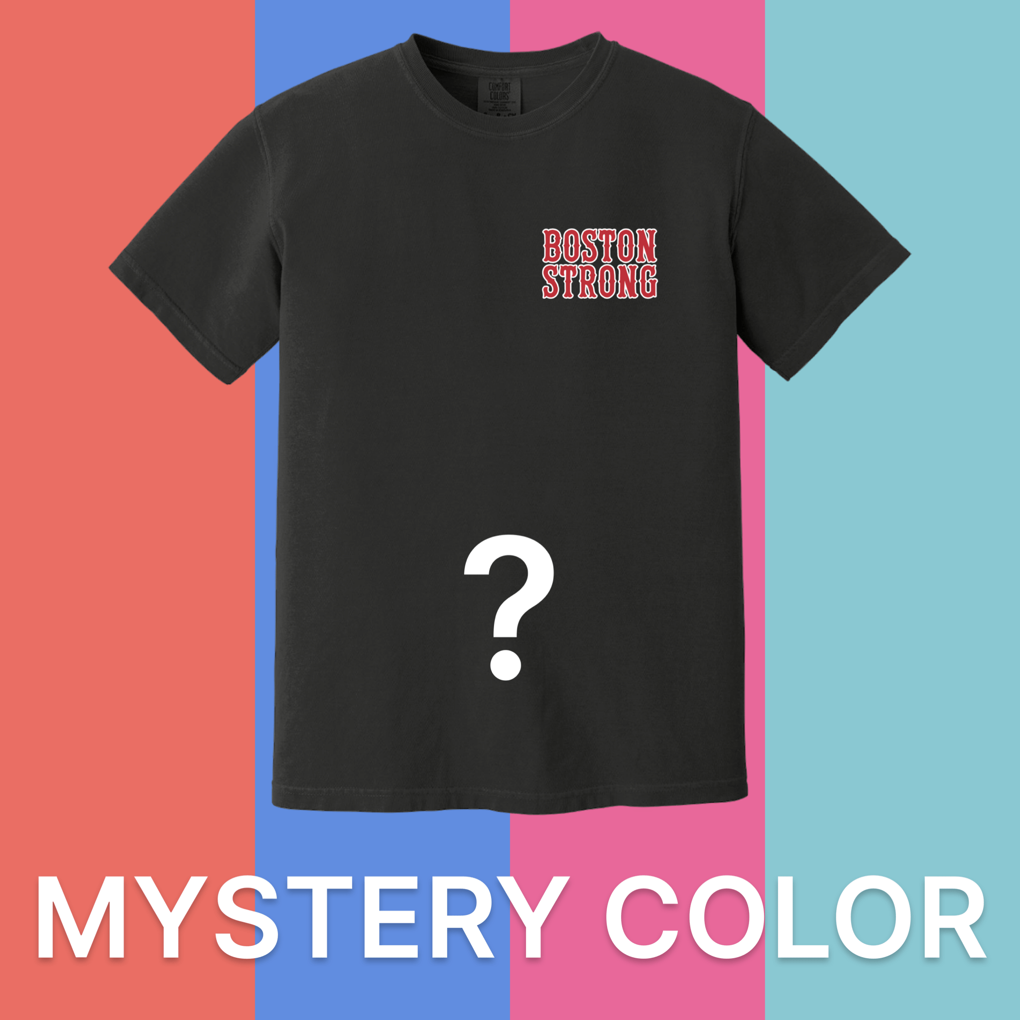 Cape Cod Clothing Company Boston Strong Comfort Colors T-Shirt - Mystery Color