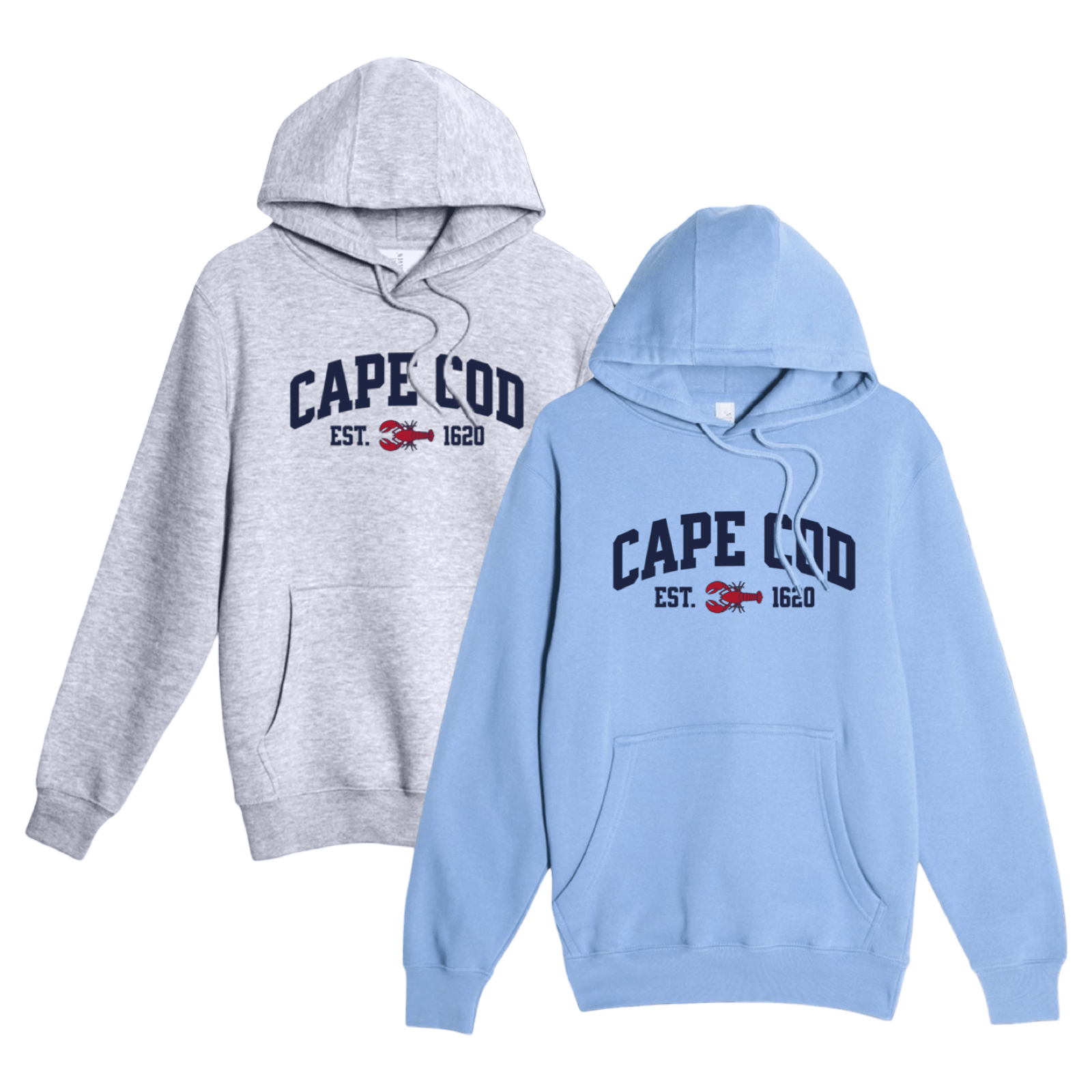 Cape Cod Lobster Comfort Fleece Hoodie