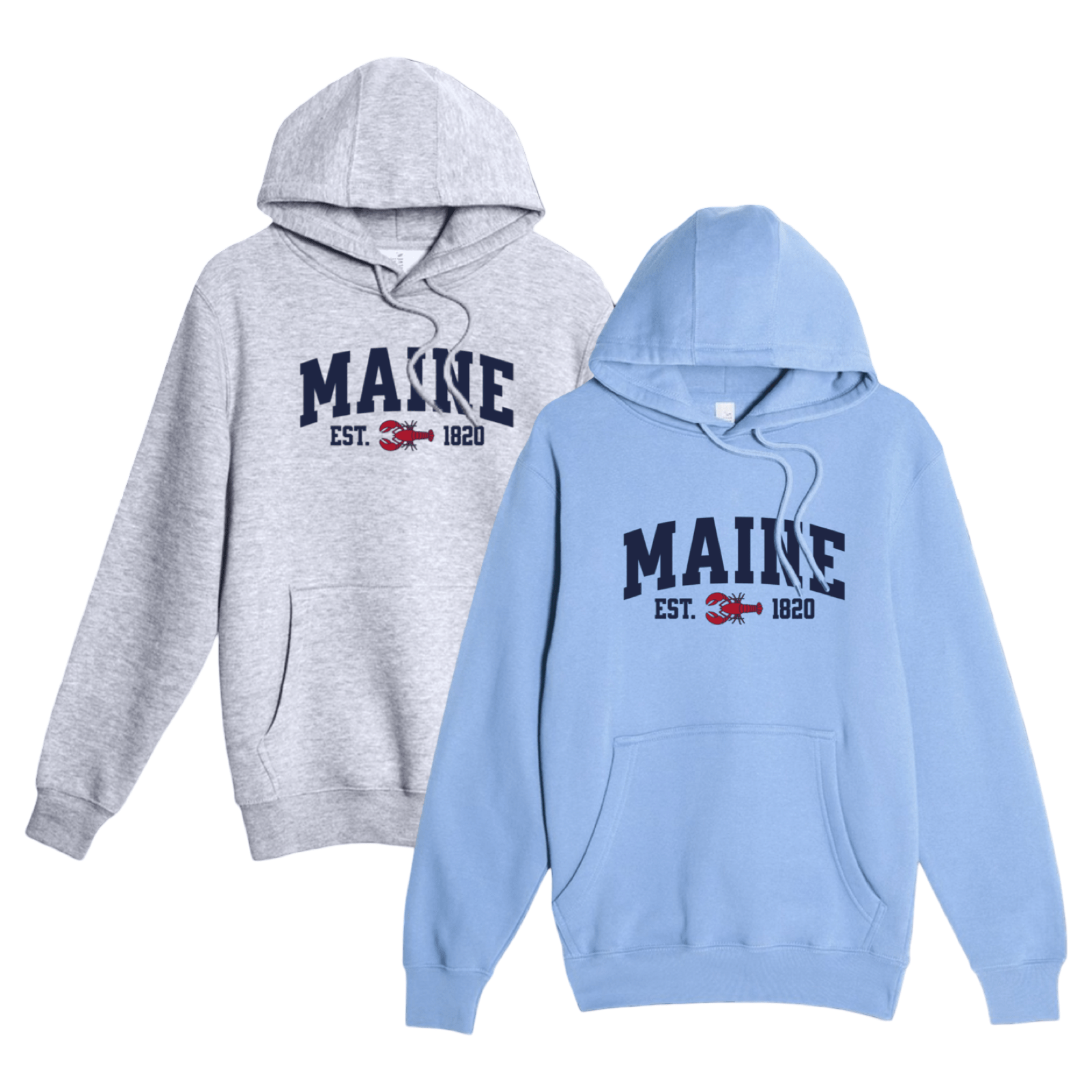 Cape Cod Clothing Company Maine Lobster Comfort Fleece Hoodie