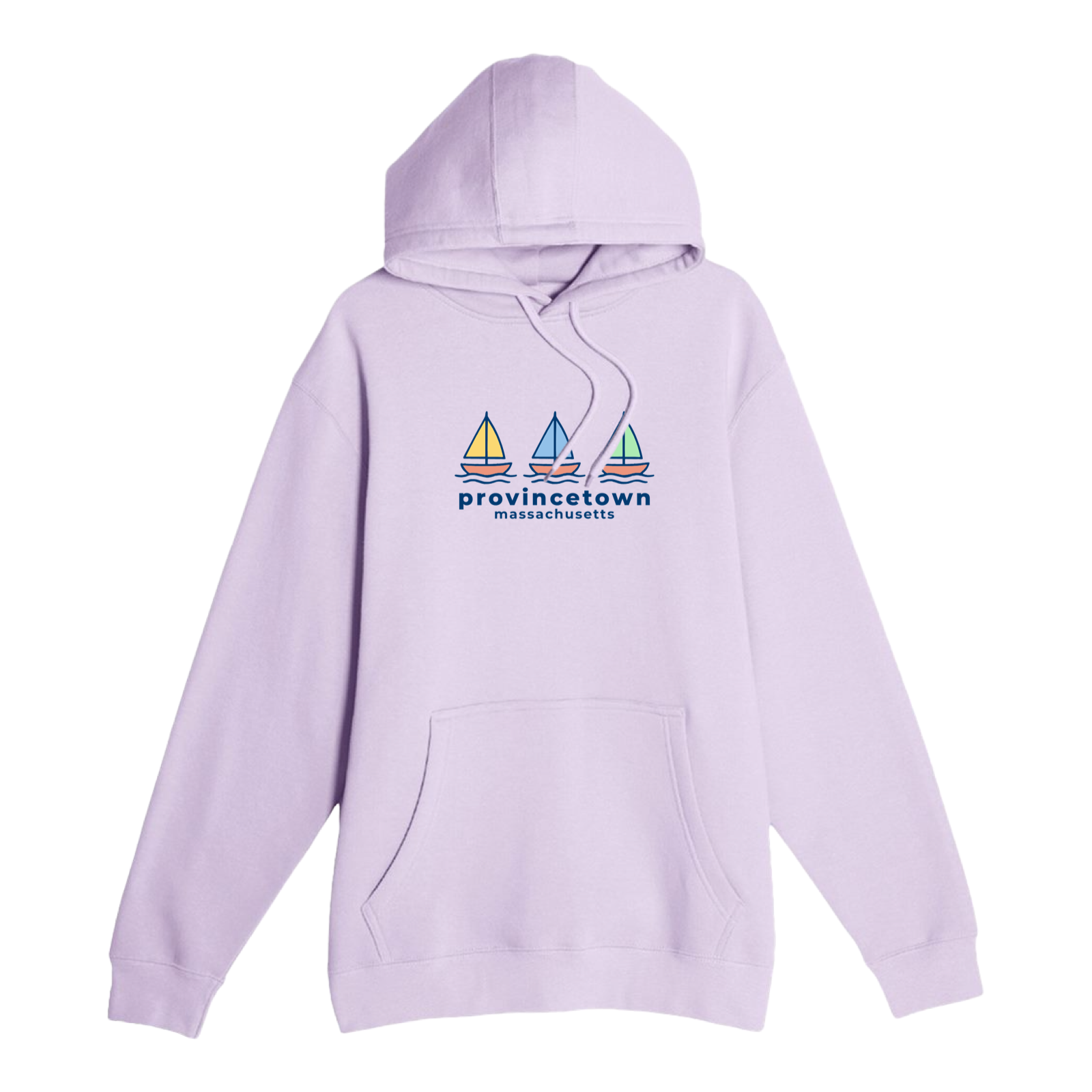 Provincetown Summer Sails Comfort Fleece Hoodie