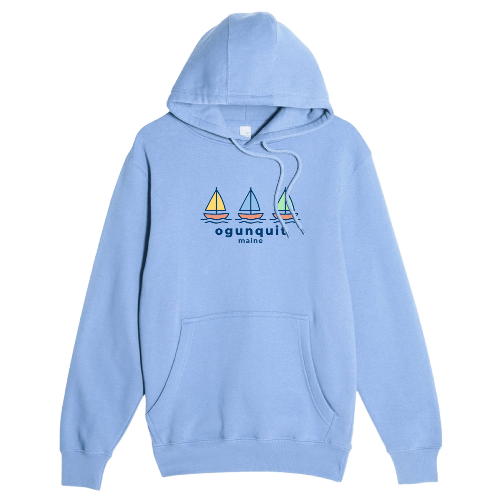 Cape Cod Clothing Company Ogunquit Summer Sails Comfort Fleece Hoodie