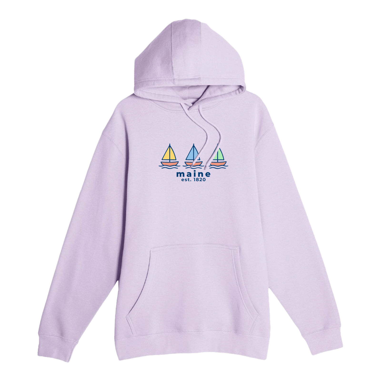 Cape Cod Clothing Company Maine Summer Sails Comfort Fleece Hoodie