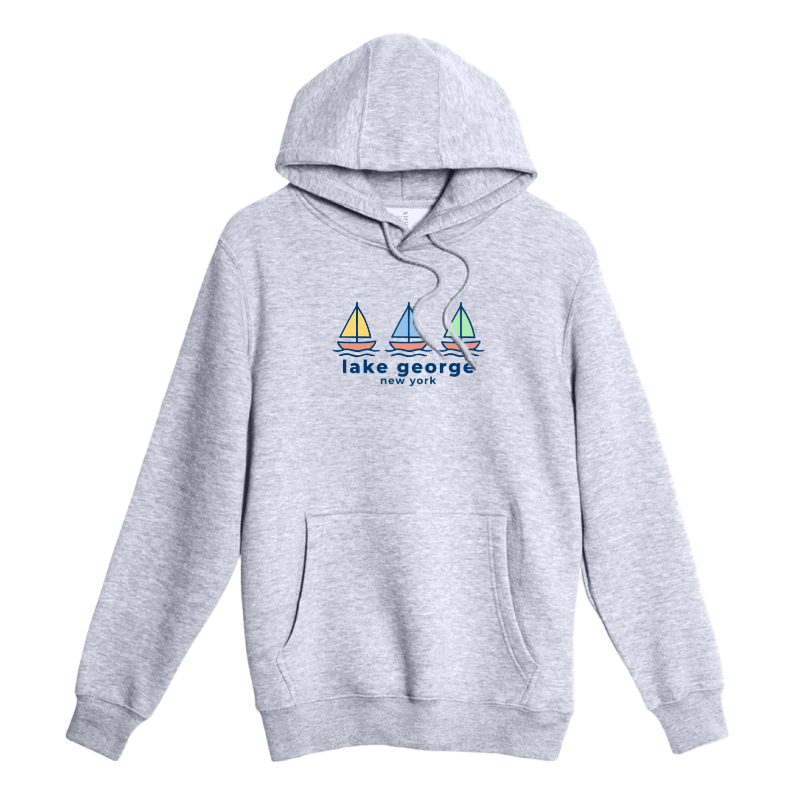 Cape Cod Clothing Company Lake George Summer Sails Comfort Fleece Hoodie