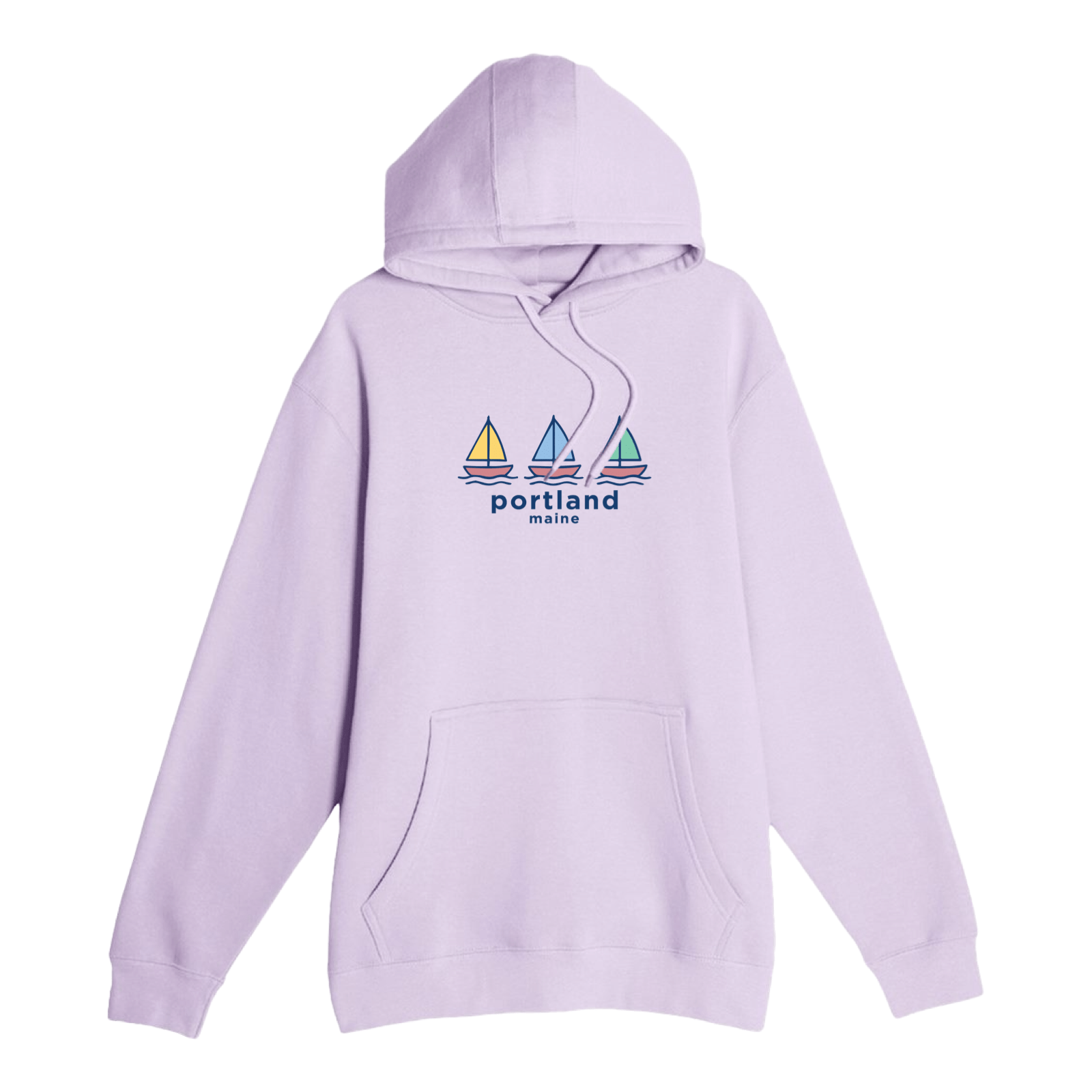 Cape Cod Clothing Company Portland Summer Sails Comfort Fleece Hoodie