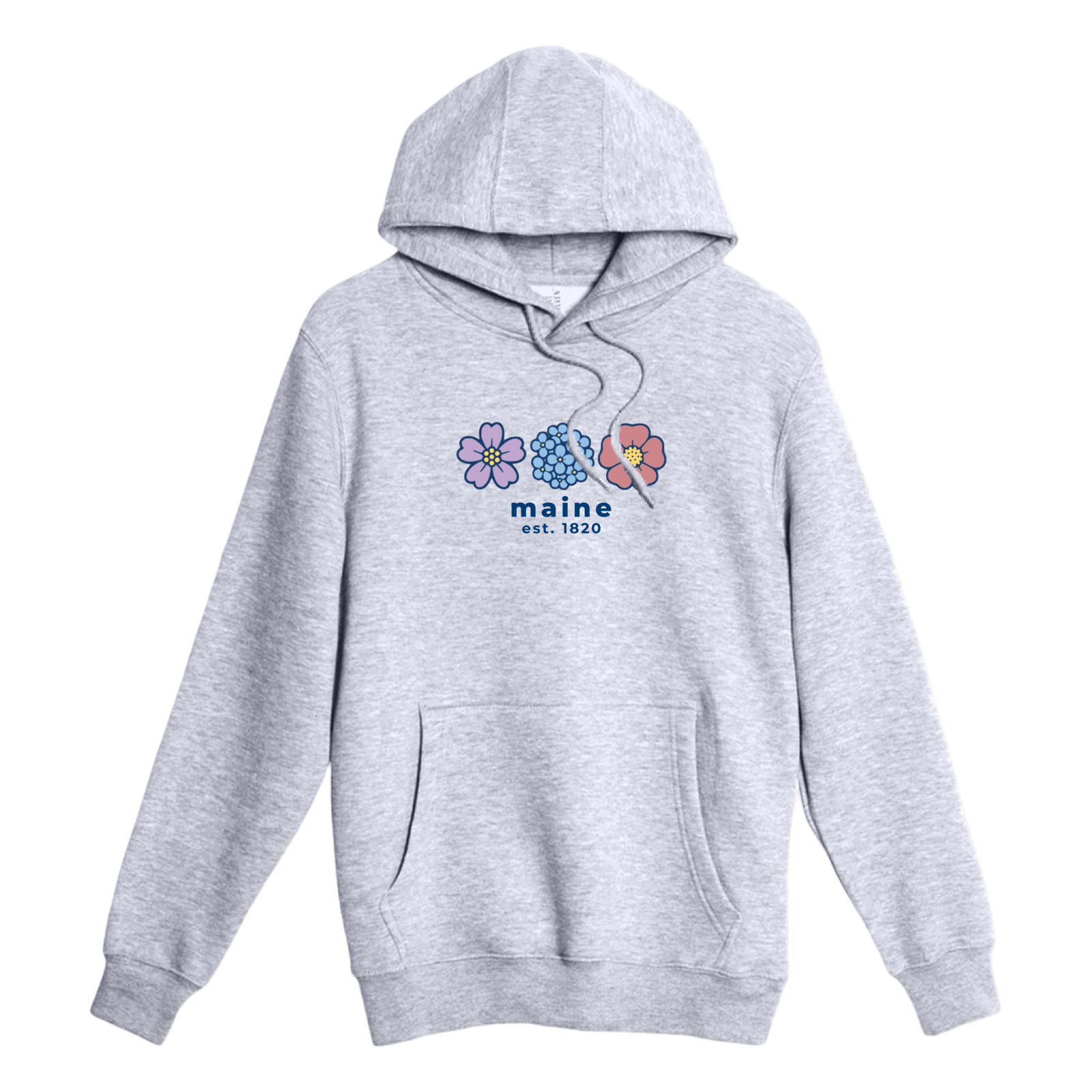 Cape Cod Clothing Company Maine Summer Bloom Comfort Fleece Hoodie