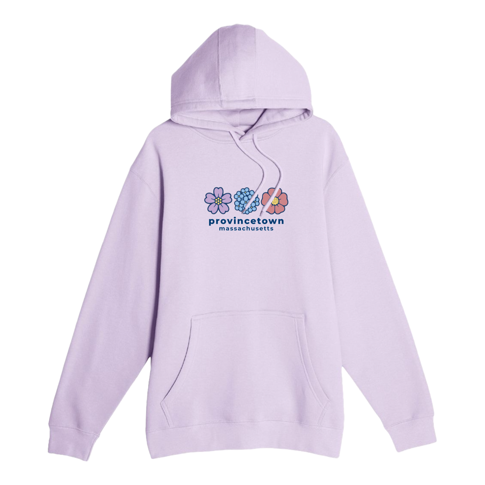 Provincetown Summer Bloom Comfort Fleece Hoodie
