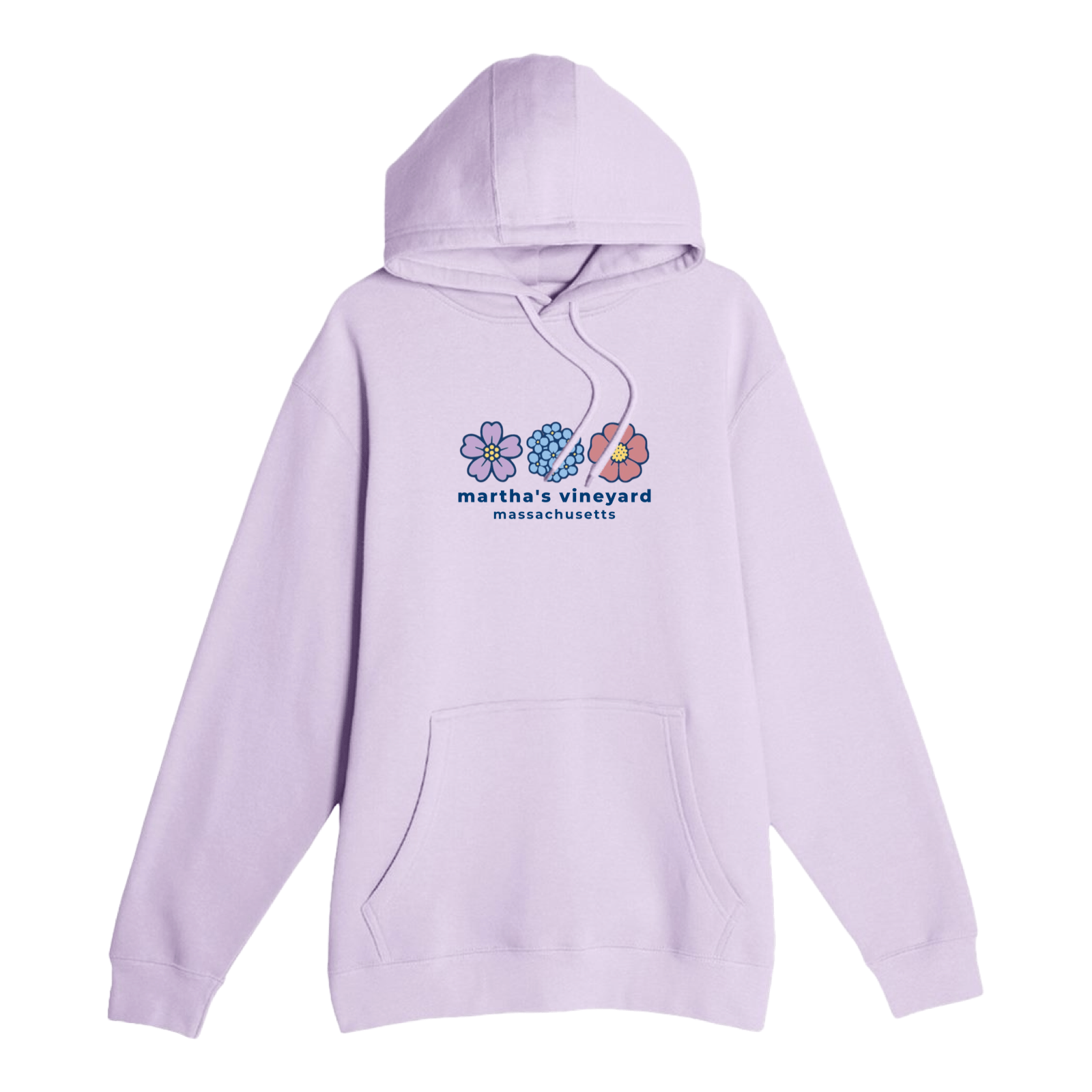 Cape Cod Clothing Company Martha's Vineyard Summer Bloom Comfort Fleece Hoodie