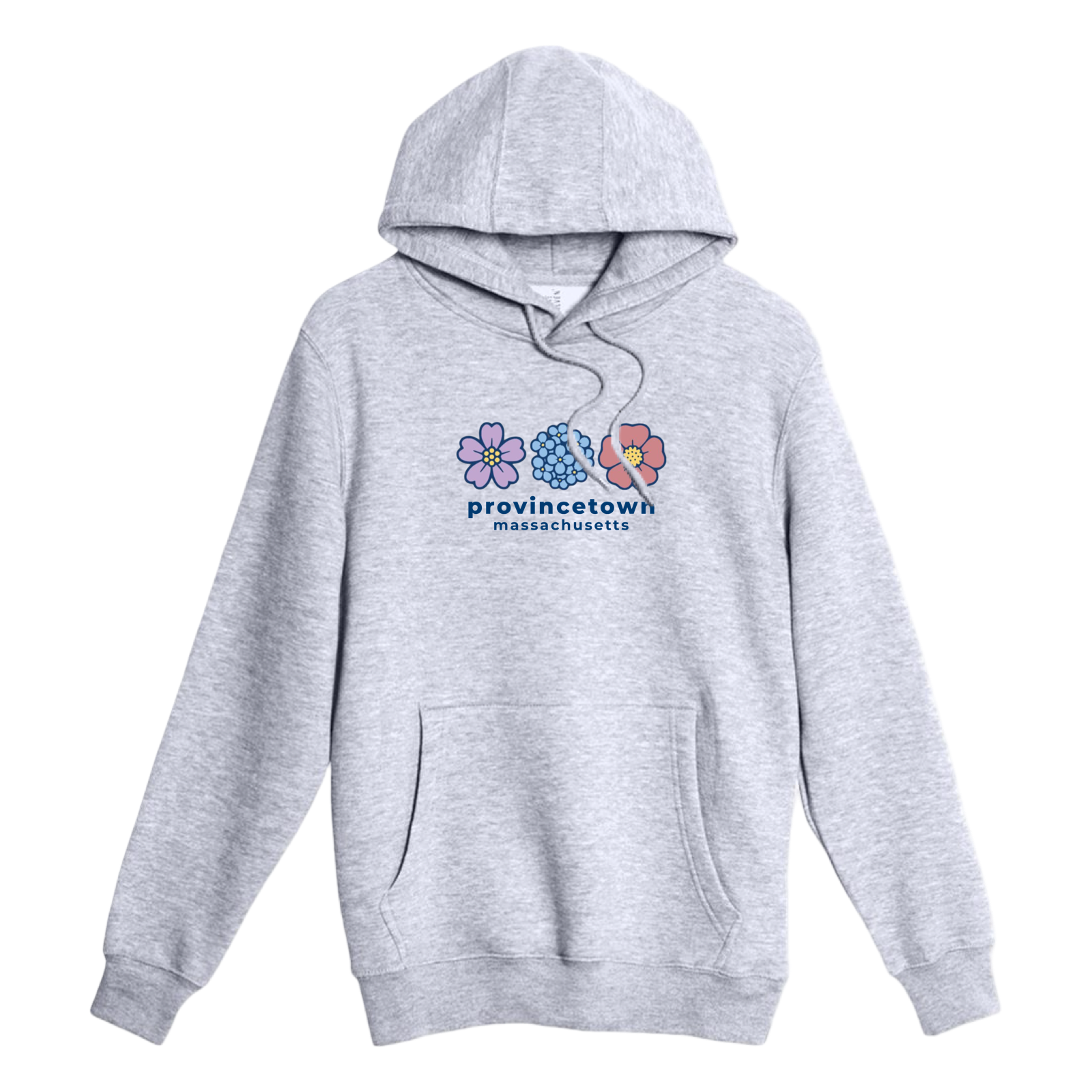 Provincetown Summer Bloom Comfort Fleece Hoodie