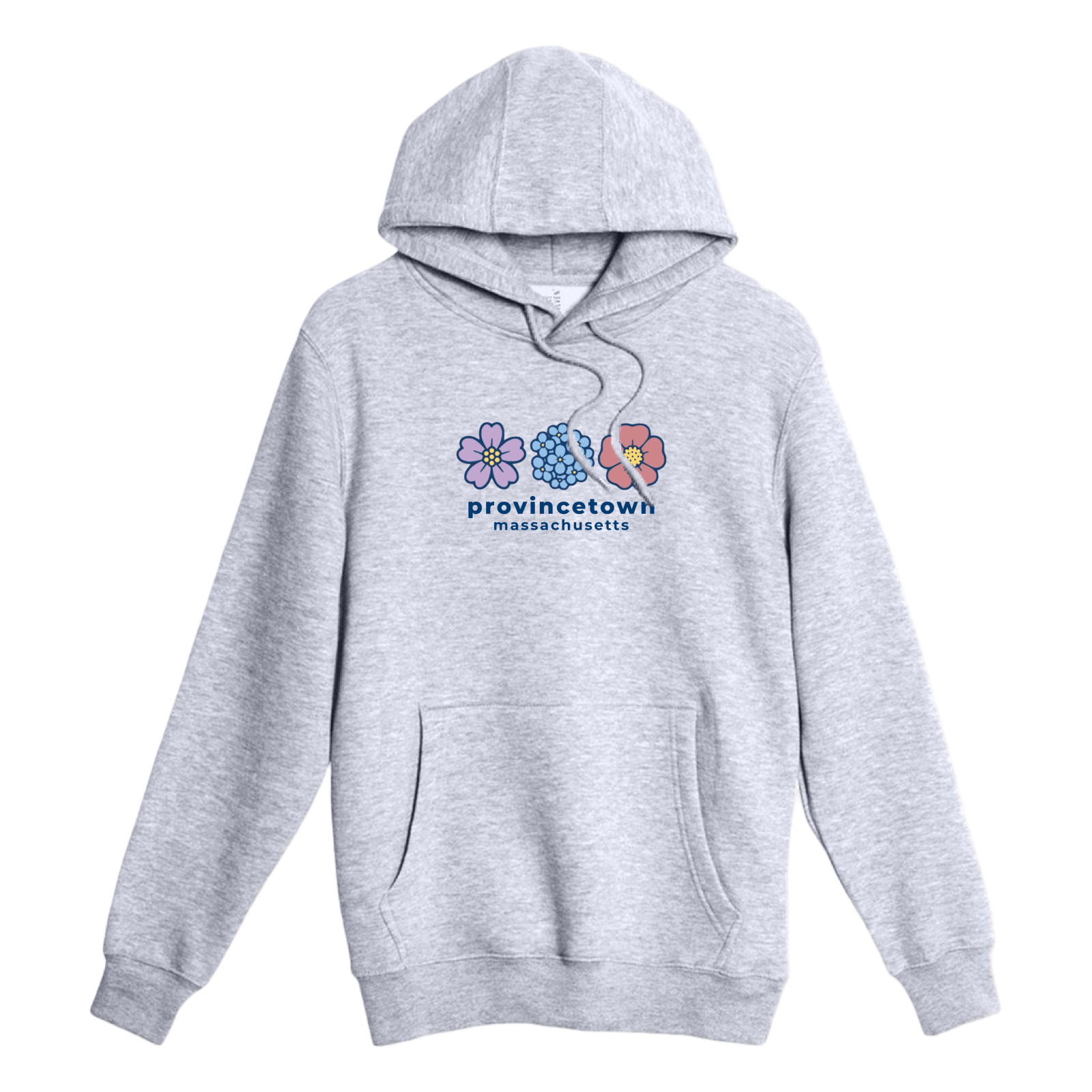 Cape Cod Clothing Company Provincetown Summer Bloom Comfort Fleece Hoodie