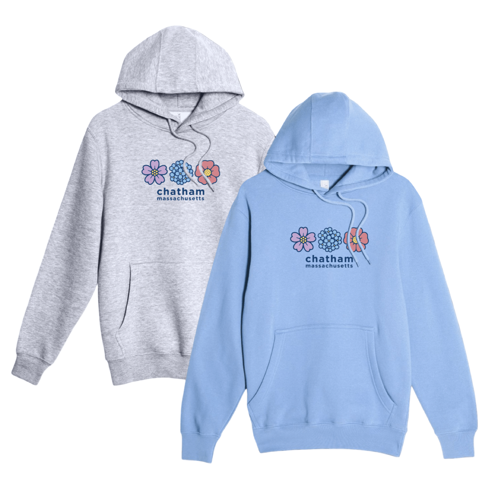 Cape Cod Clothing Company Chatham Summer Bloom Comfort Fleece Hoodie
