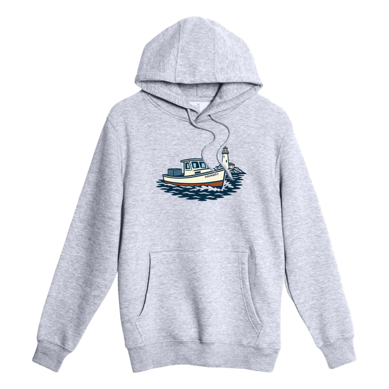 Cape Cod Clothing Company Ogunquit Lobster Boat Comfort Fleece Hoodie