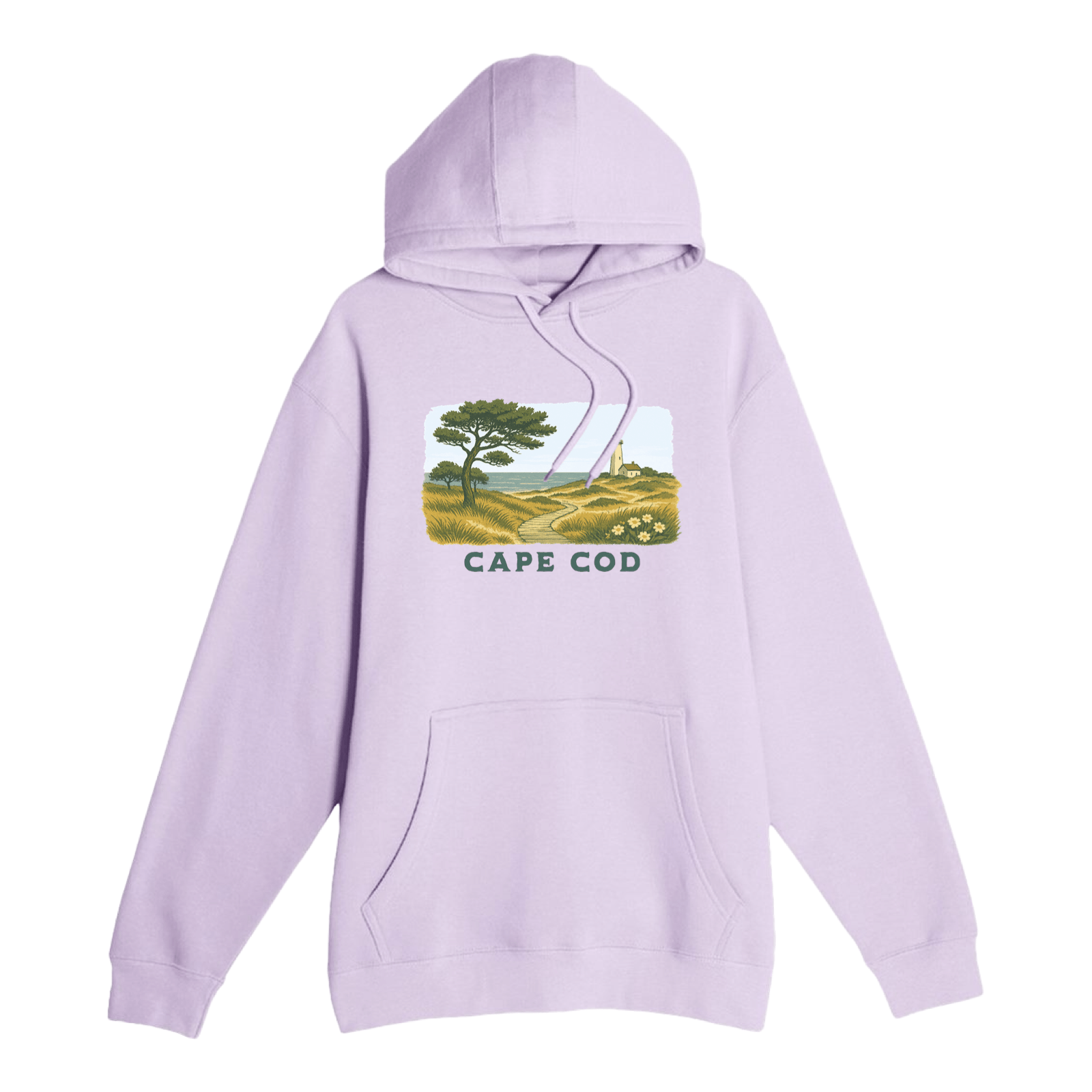 Cape Cod Clothing Company Cape Cod Serene Shoreline Comfort Fleece Hoodie