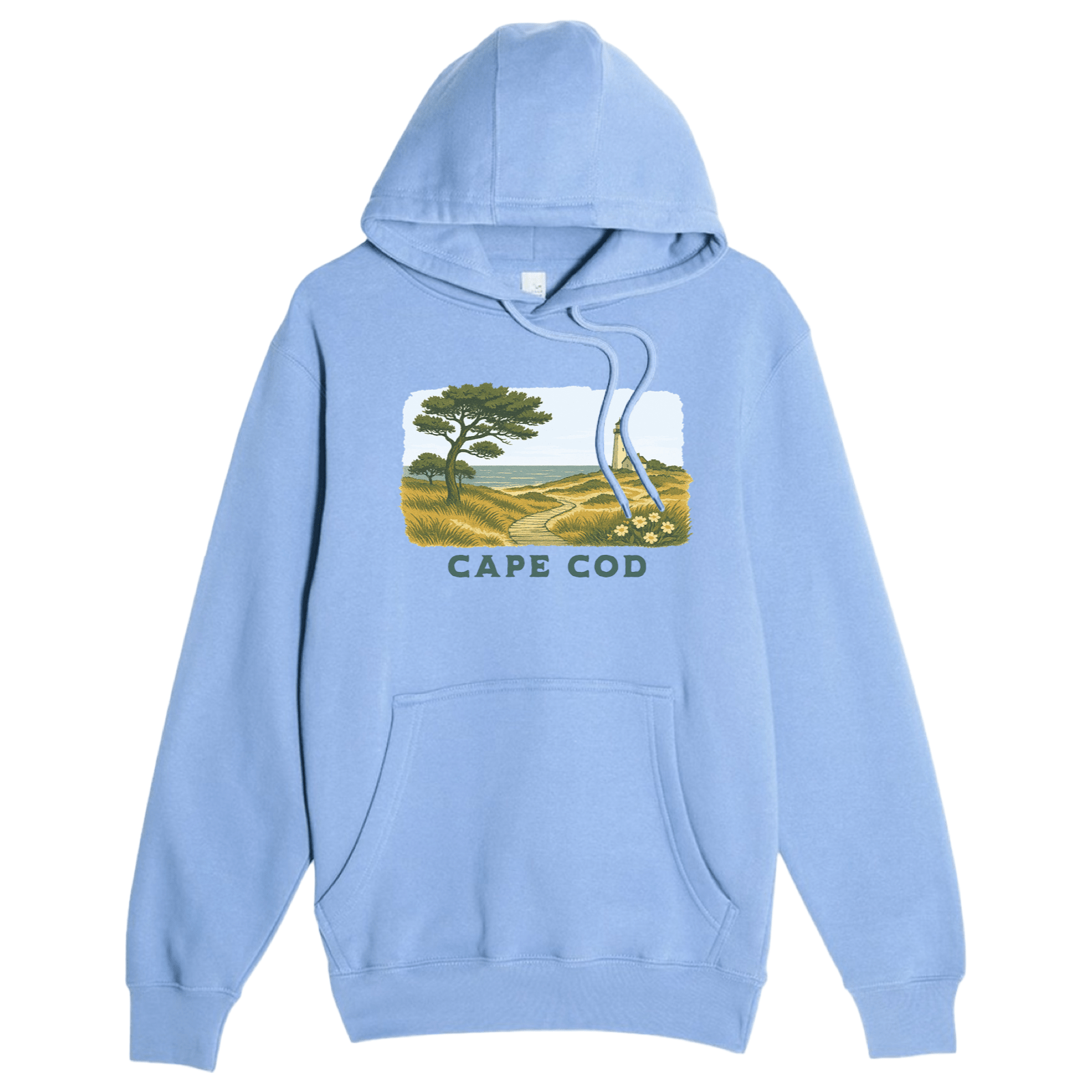 Cape Cod Clothing Company Cape Cod Serene Shoreline Comfort Fleece Hoodie