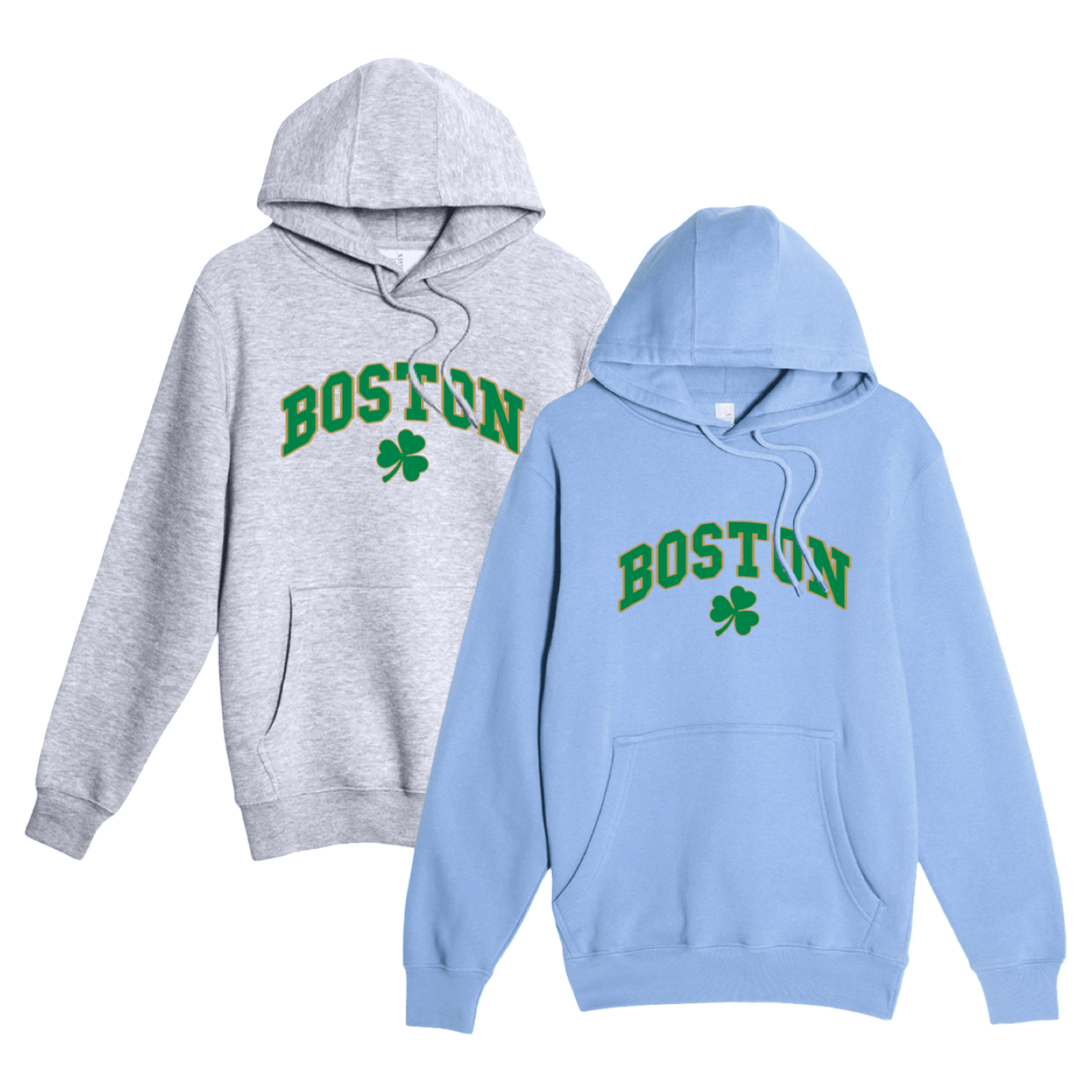 Cape Cod Clothing Company Boston Vintage Shamrock Comfort Fleece Hoodie