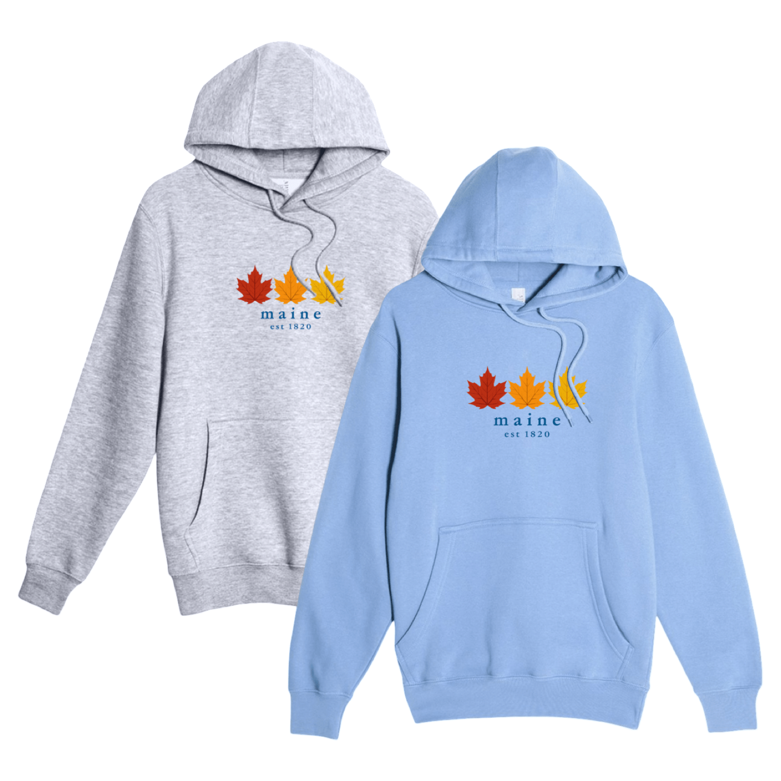Cape Cod Clothing Company Maine Fall Foliage Comfort Fleece Hoodie