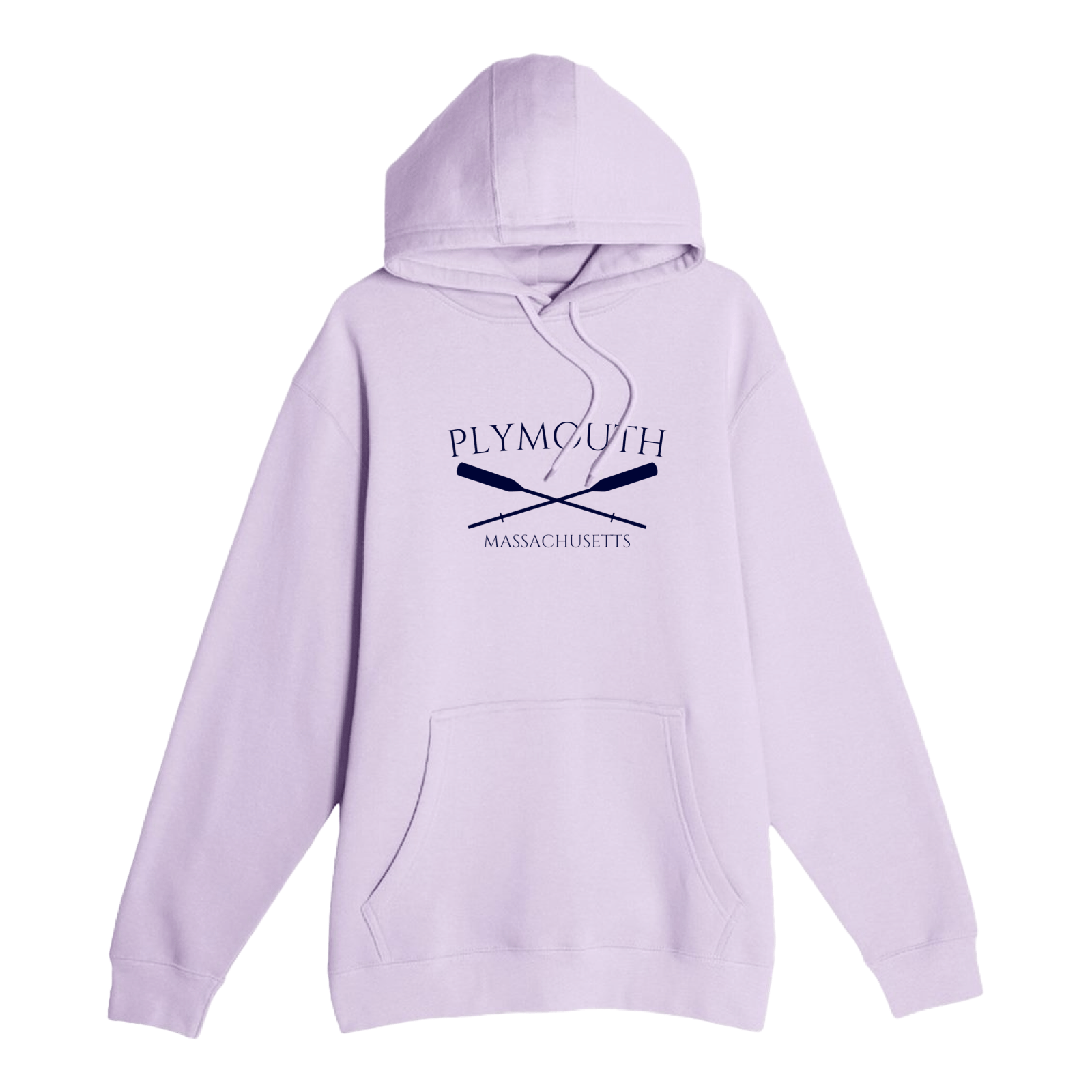 Cape Cod Clothing Company Plymouth Crossed Oar Comfort Fleece Hoodie