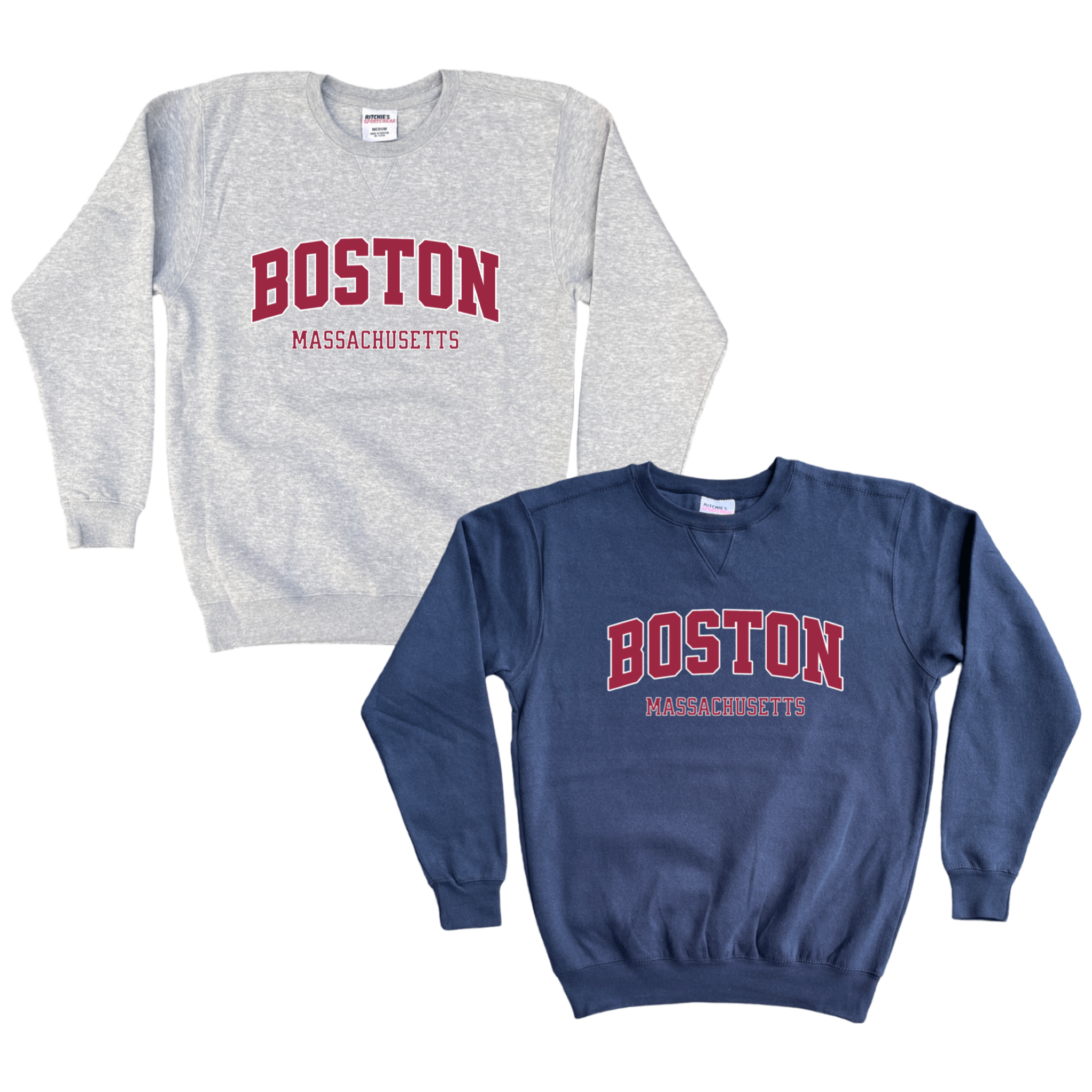 Cape Cod Clothing Company Boston Collegiate Fleece Crewneck Sweatshirt