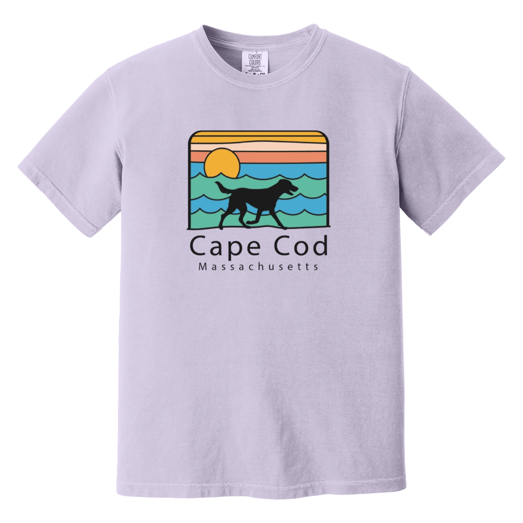 Cape Cod Clothing Company Cape Cod Summer Dog Comfort Colors T-Shirt