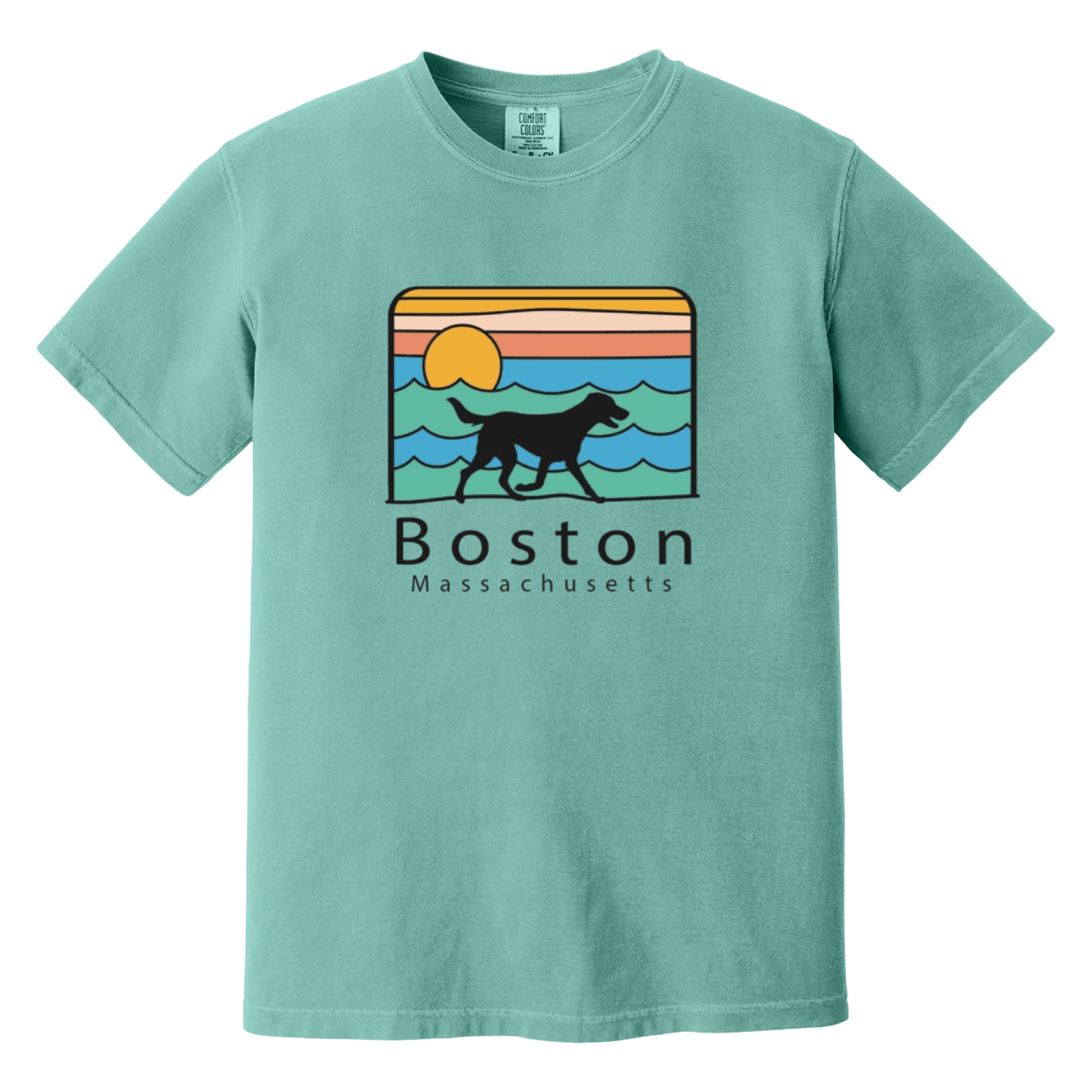 Cape Cod Clothing Company Boston Summer Dog Comfort Colors T-Shirt