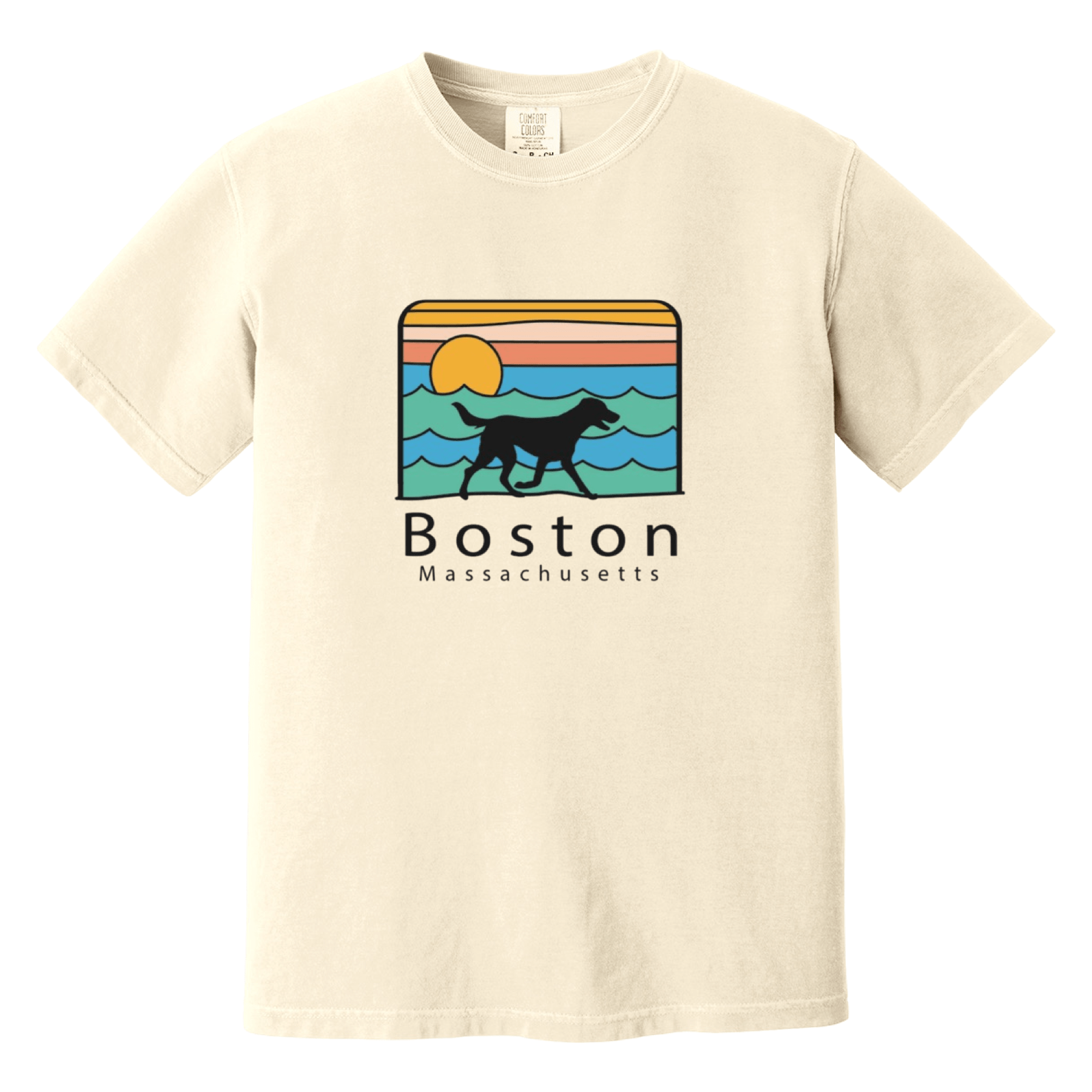 Cape Cod Clothing Company Boston Summer Dog Comfort Colors T-Shirt