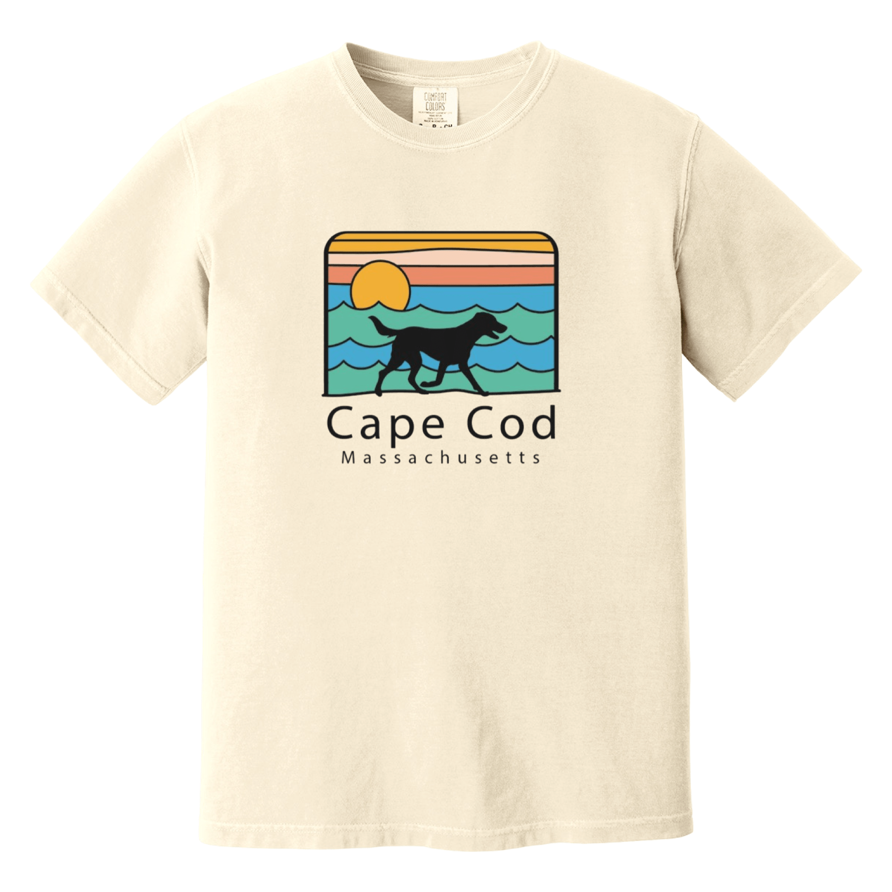 Cape Cod Clothing Company Cape Cod Summer Dog Comfort Colors T-Shirt