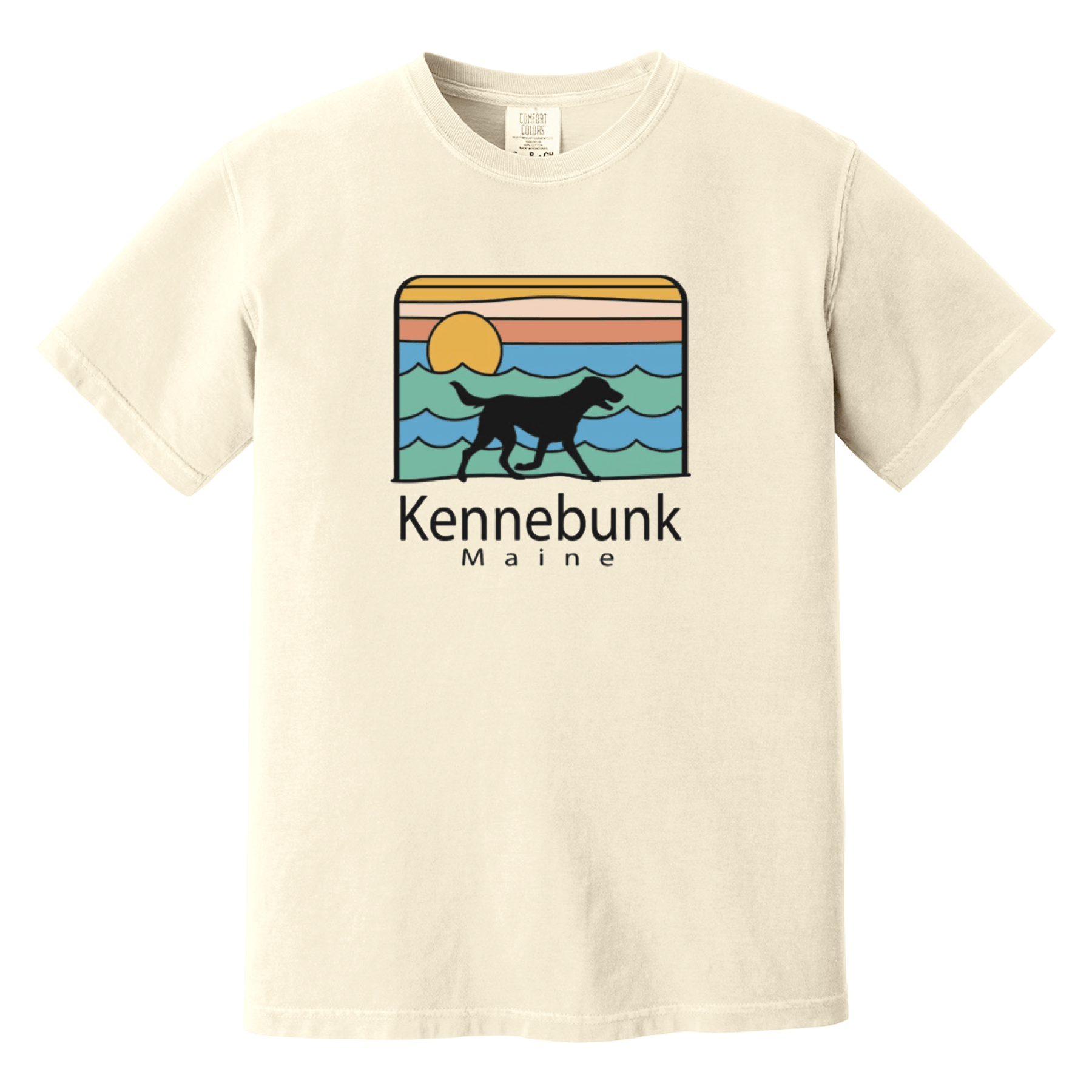 Cape Cod Clothing Company Kennebunk Summer Dog Comfort Colors T-Shirt