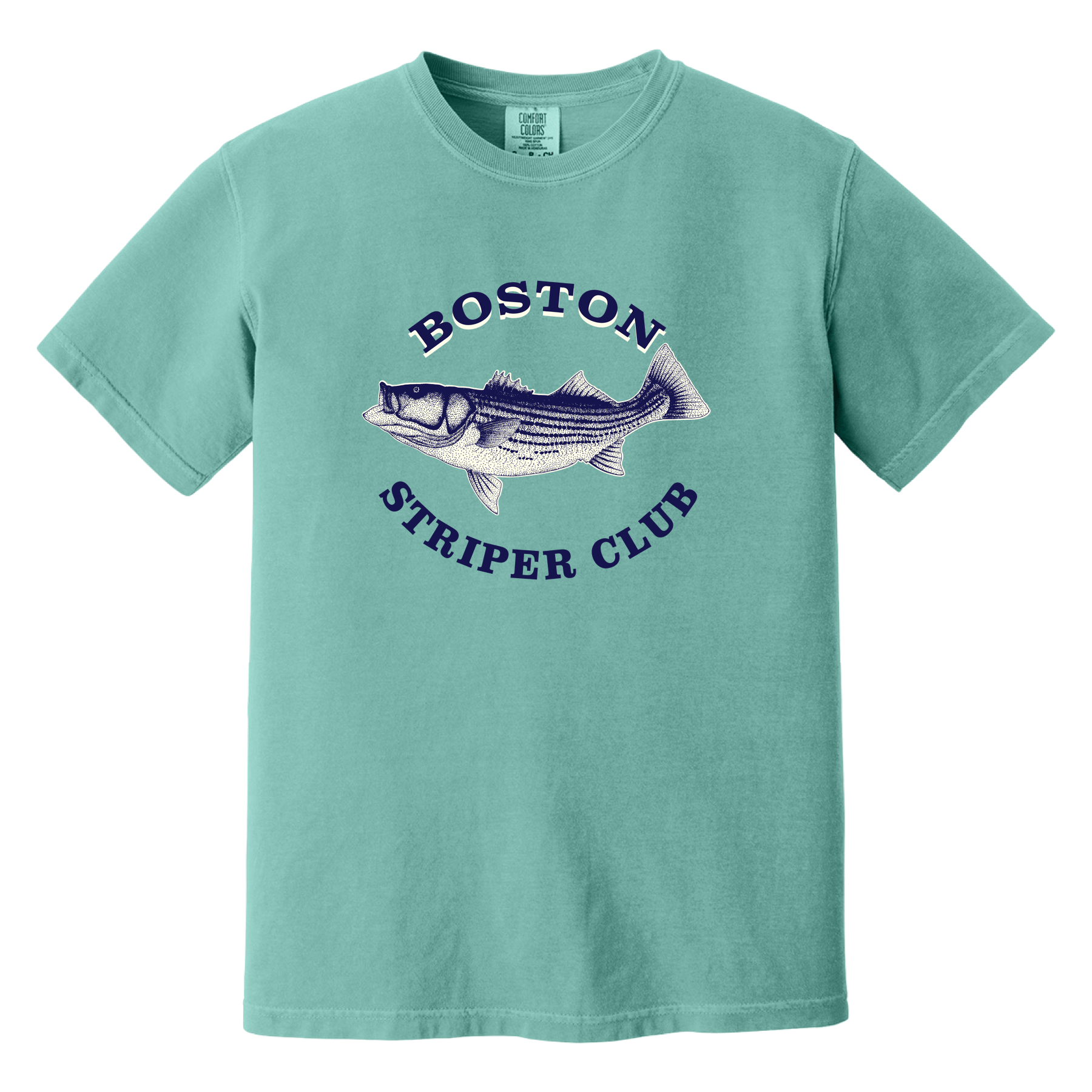 Cape Cod Clothing Company Boston Striper Club Comfort Colors T-Shirt