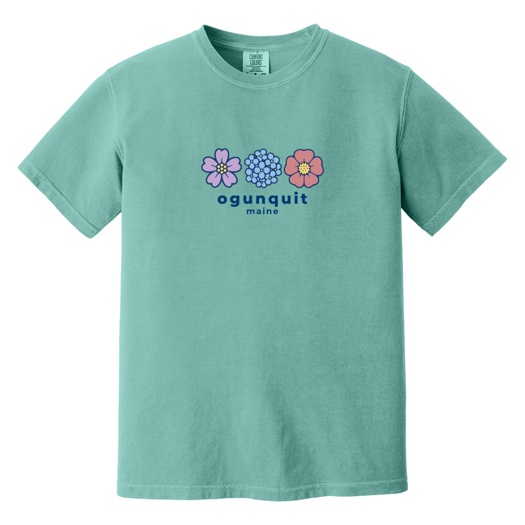 Cape Cod Clothing Company Ogunquit Summer Bloom Comfort Colors T-Shirt