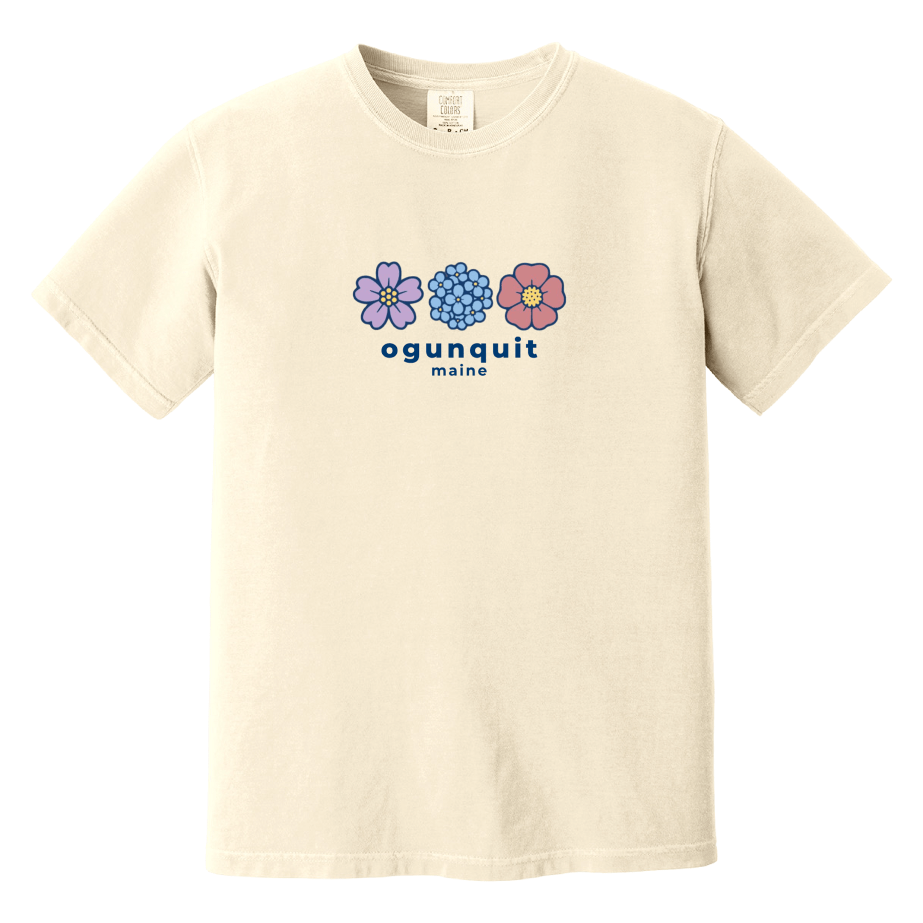 Cape Cod Clothing Company Ogunquit Summer Bloom Comfort Colors T-Shirt