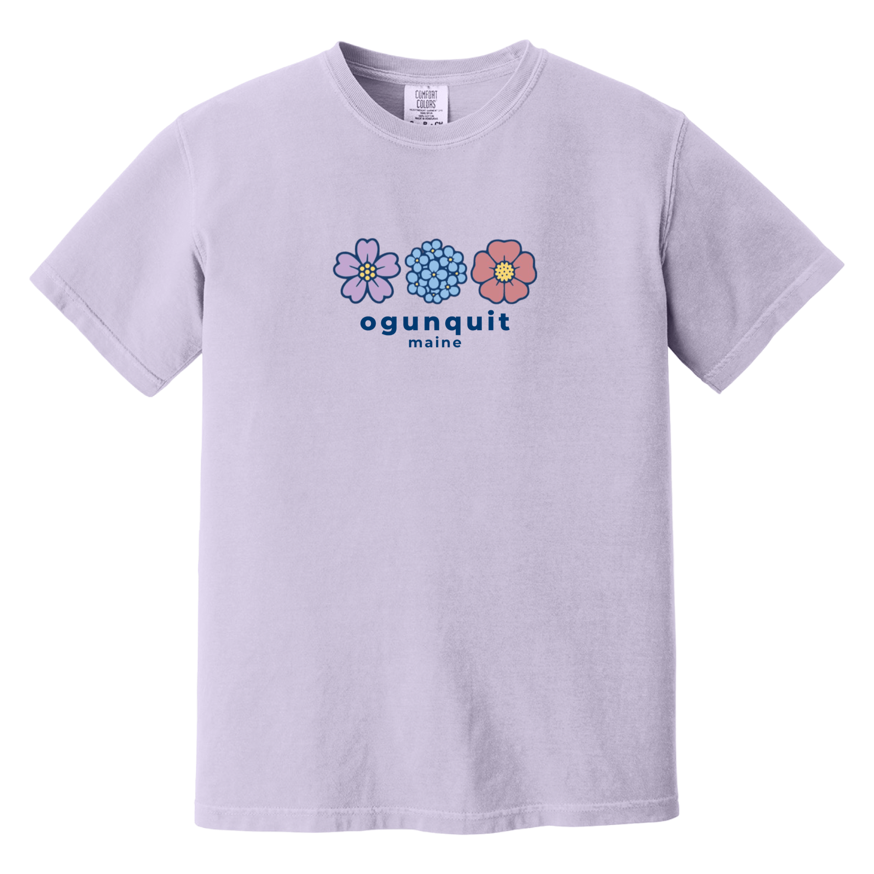 Cape Cod Clothing Company Ogunquit Summer Bloom Comfort Colors T-Shirt