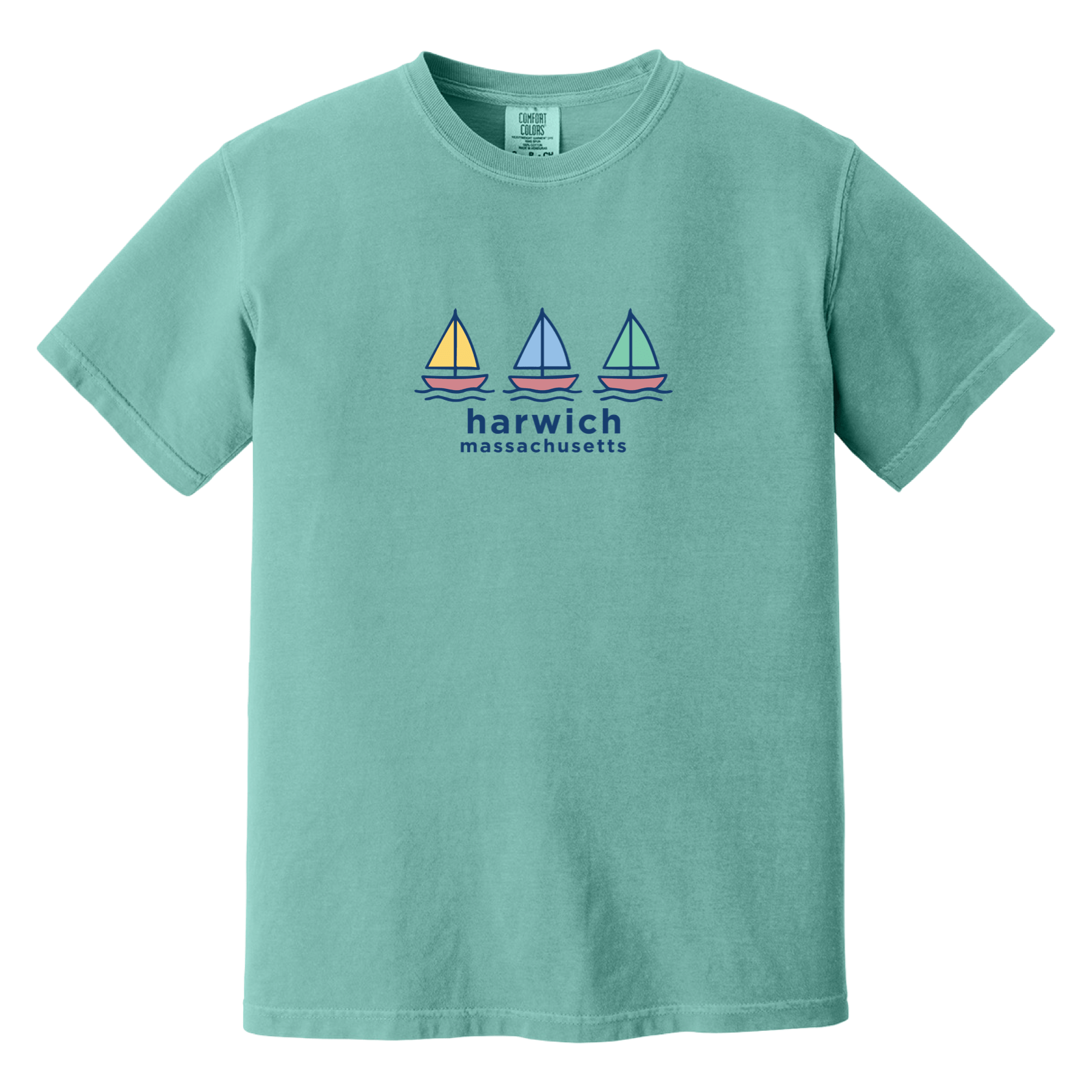 Cape Cod Clothing Company Harwich Summer Sails Comfort Colors T-Shirt